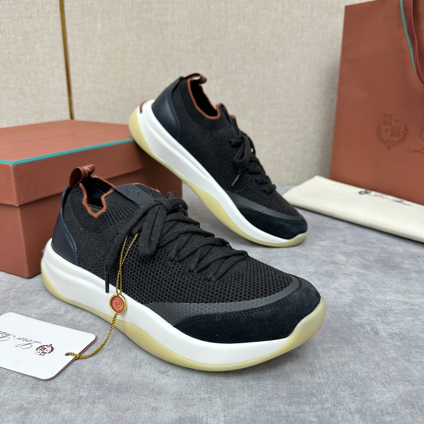 Light Grey, Beige, Black and Charcoal Grey Shoes