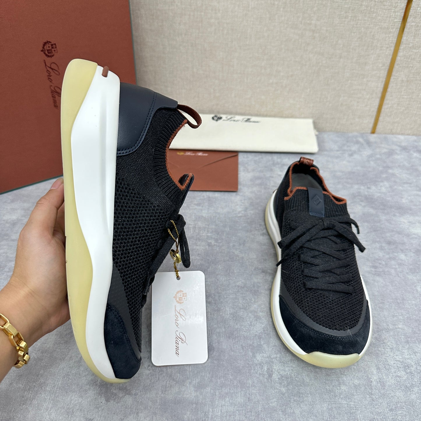 Light Grey, Beige, Black and Charcoal Grey Shoes