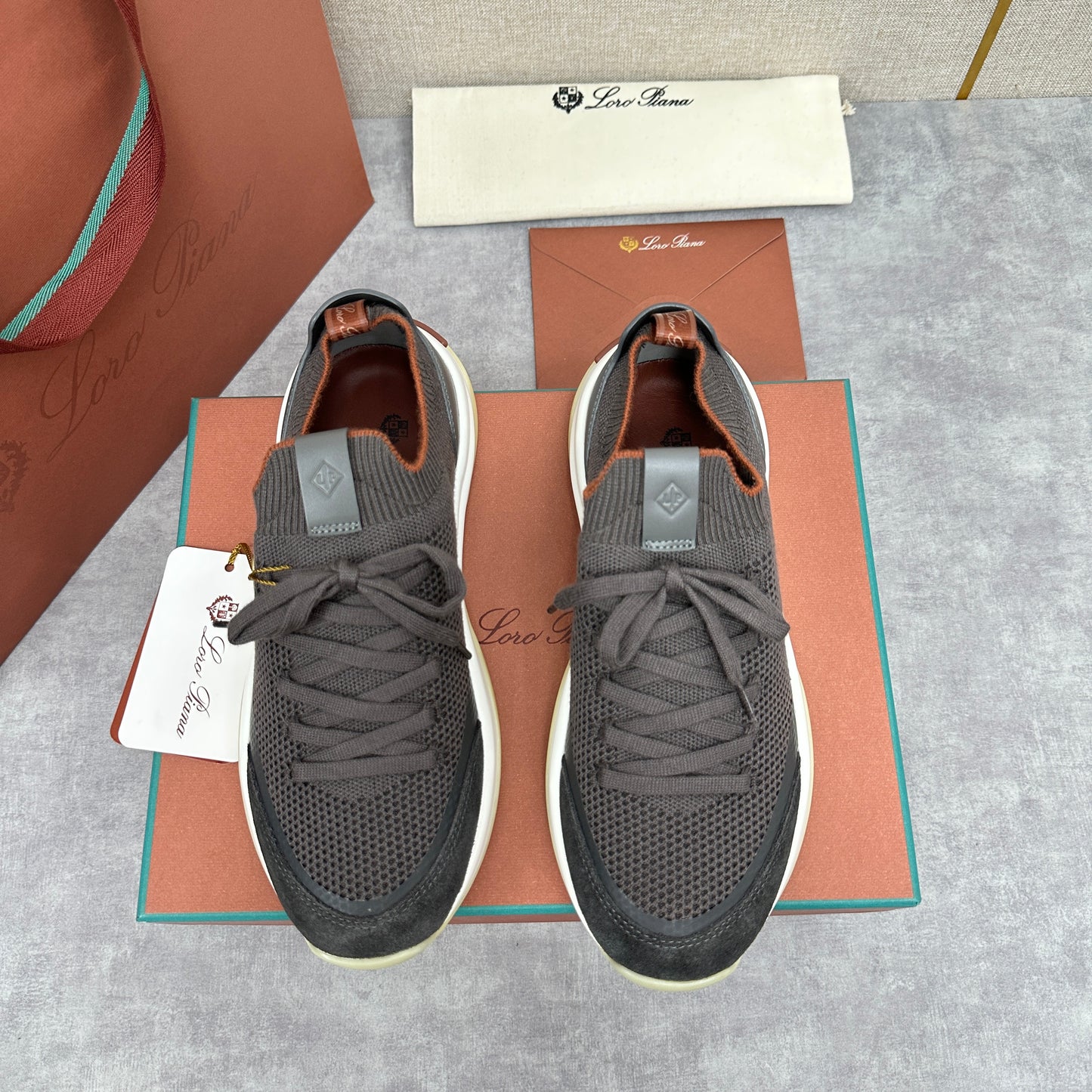 Light Grey, Beige, Black and Charcoal Grey Shoes