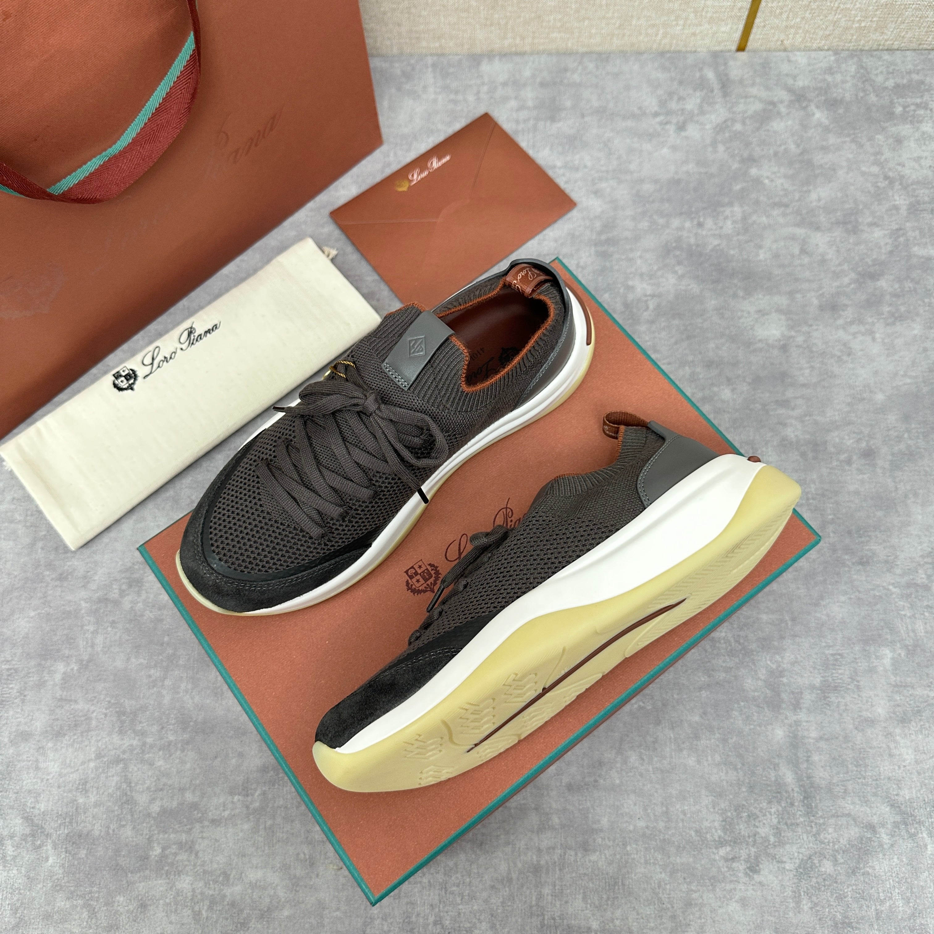 Light Grey, Beige, Black and Charcoal Grey Shoes
