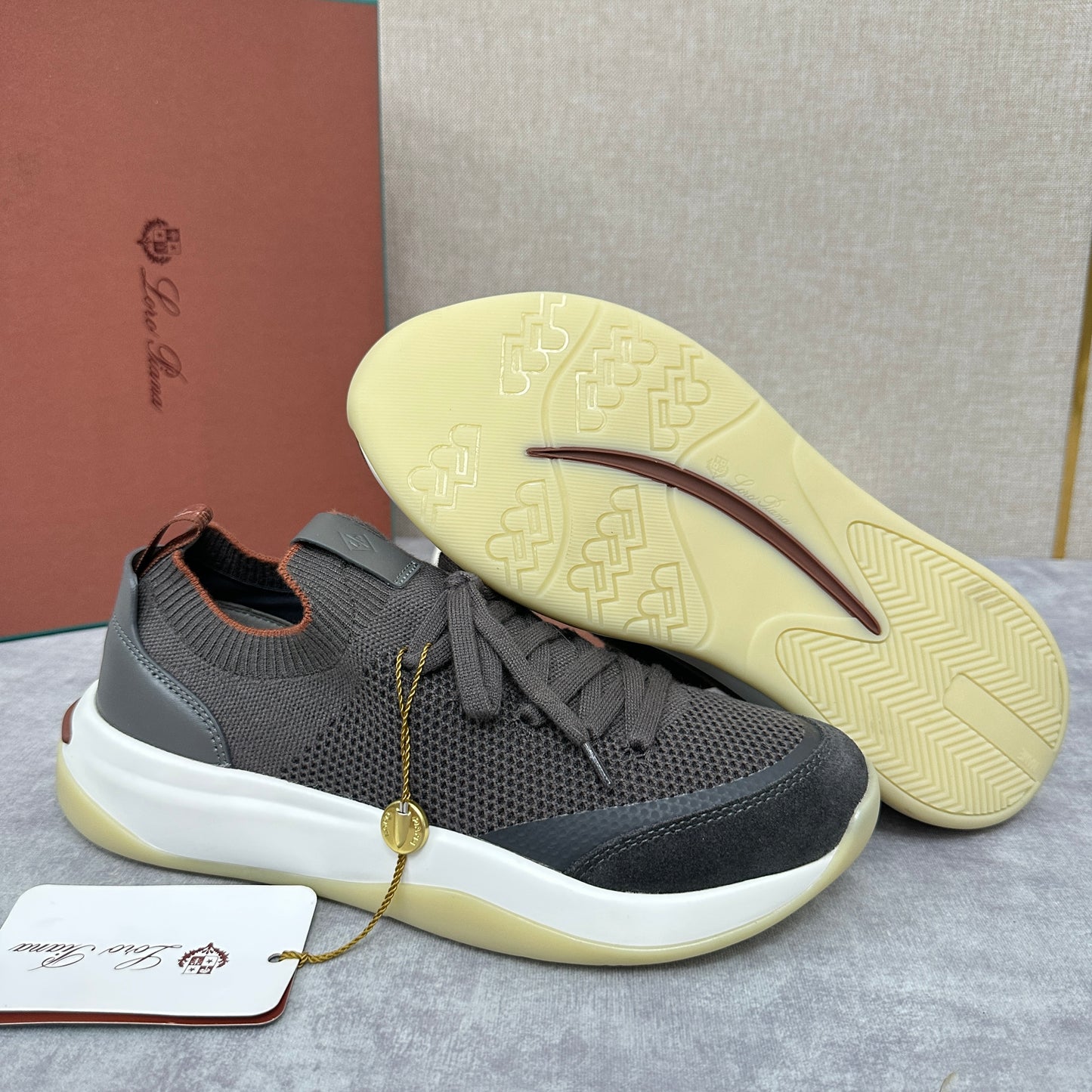 Light Grey, Beige, Black and Charcoal Grey Shoes