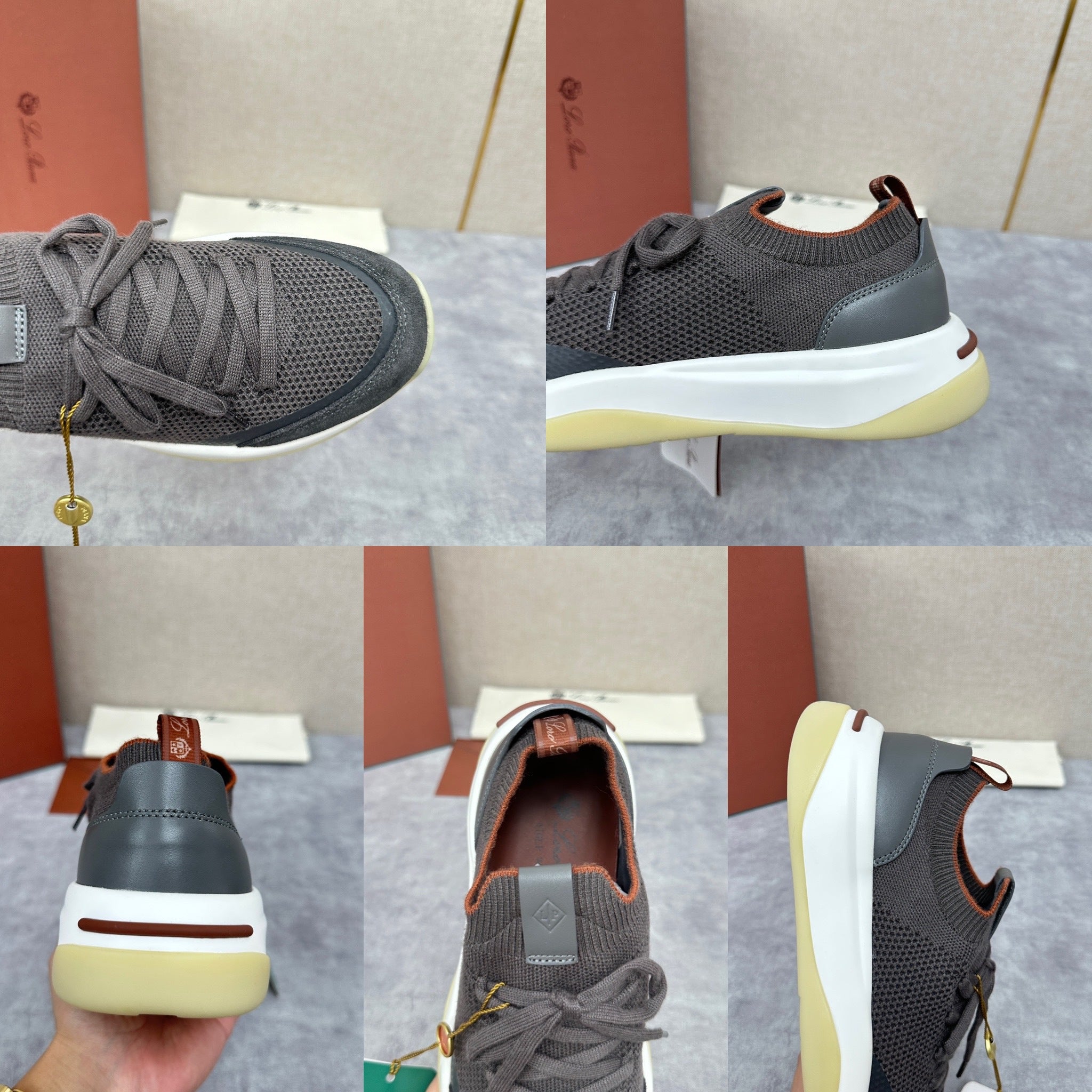 Light Grey, Beige, Black and Charcoal Grey Shoes