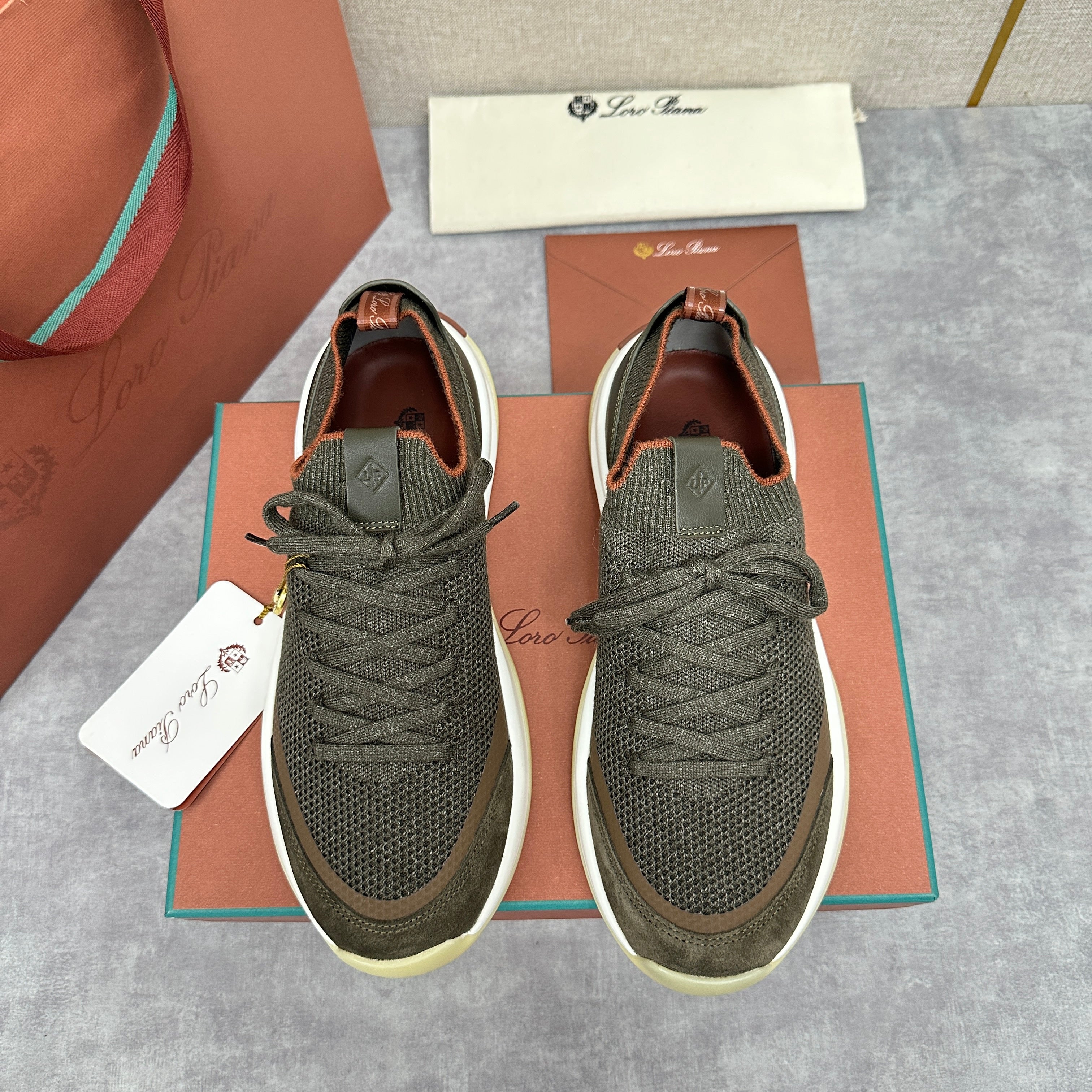 Olive Green, Black and Olive Brown Shoes
