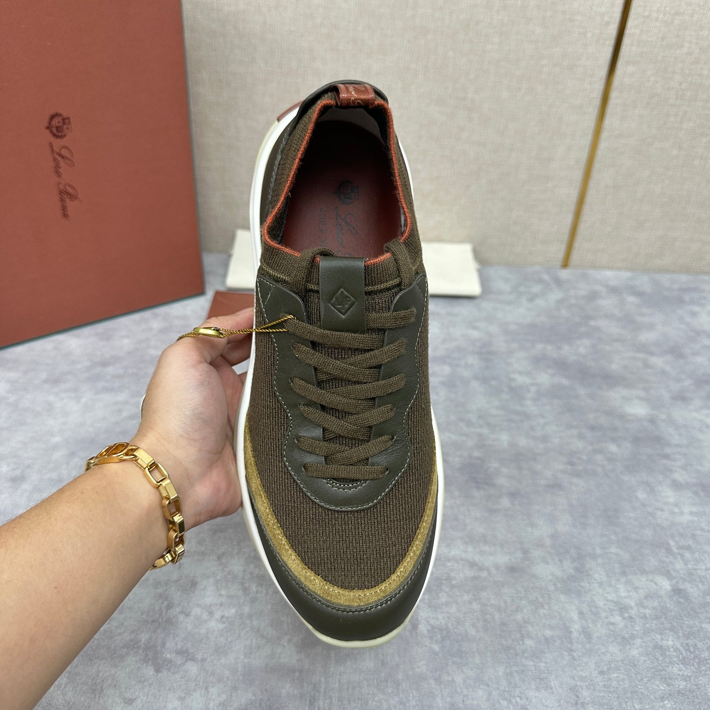 Olive Green, Black and Olive Brown Shoes