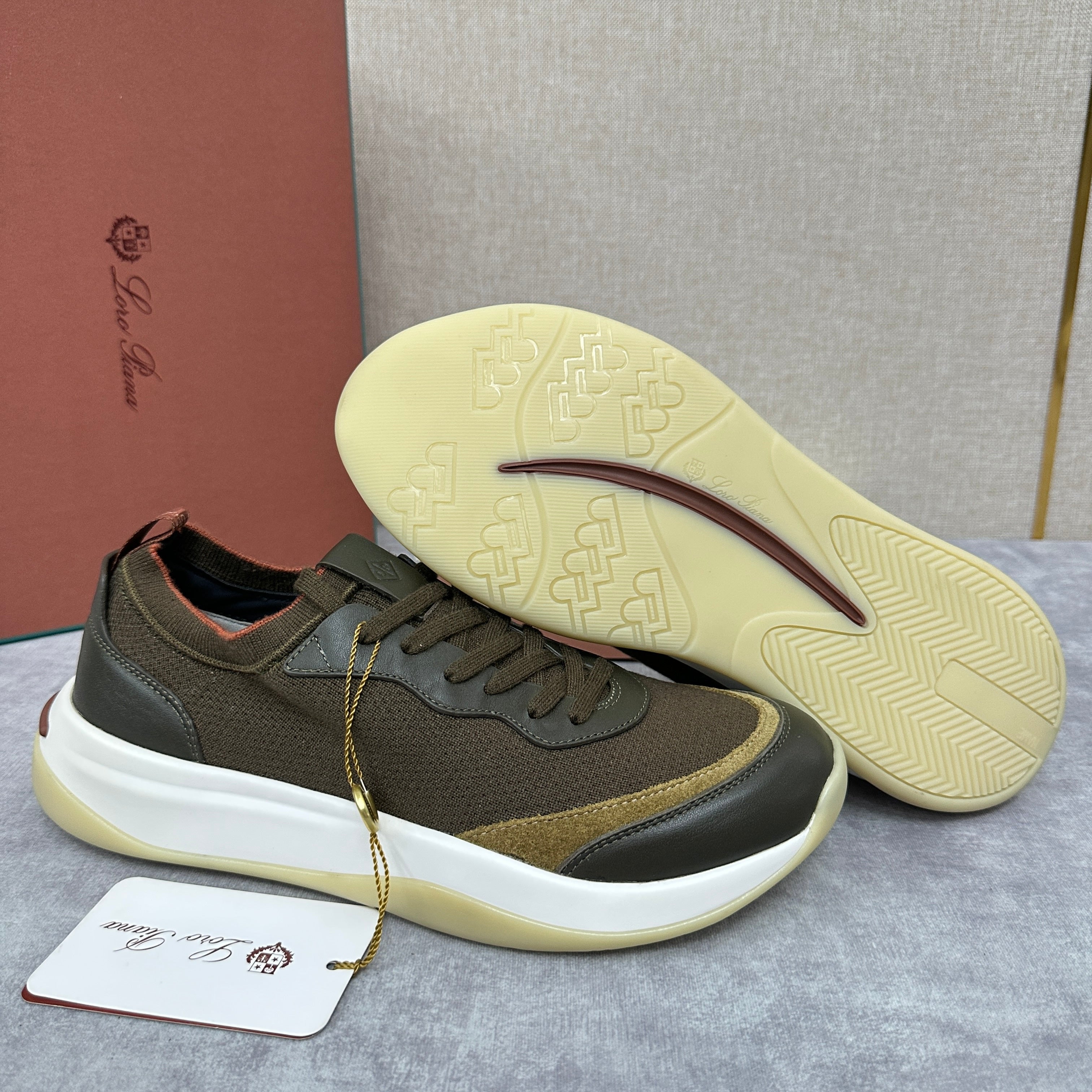 Olive Green, Black and Olive Brown Shoes