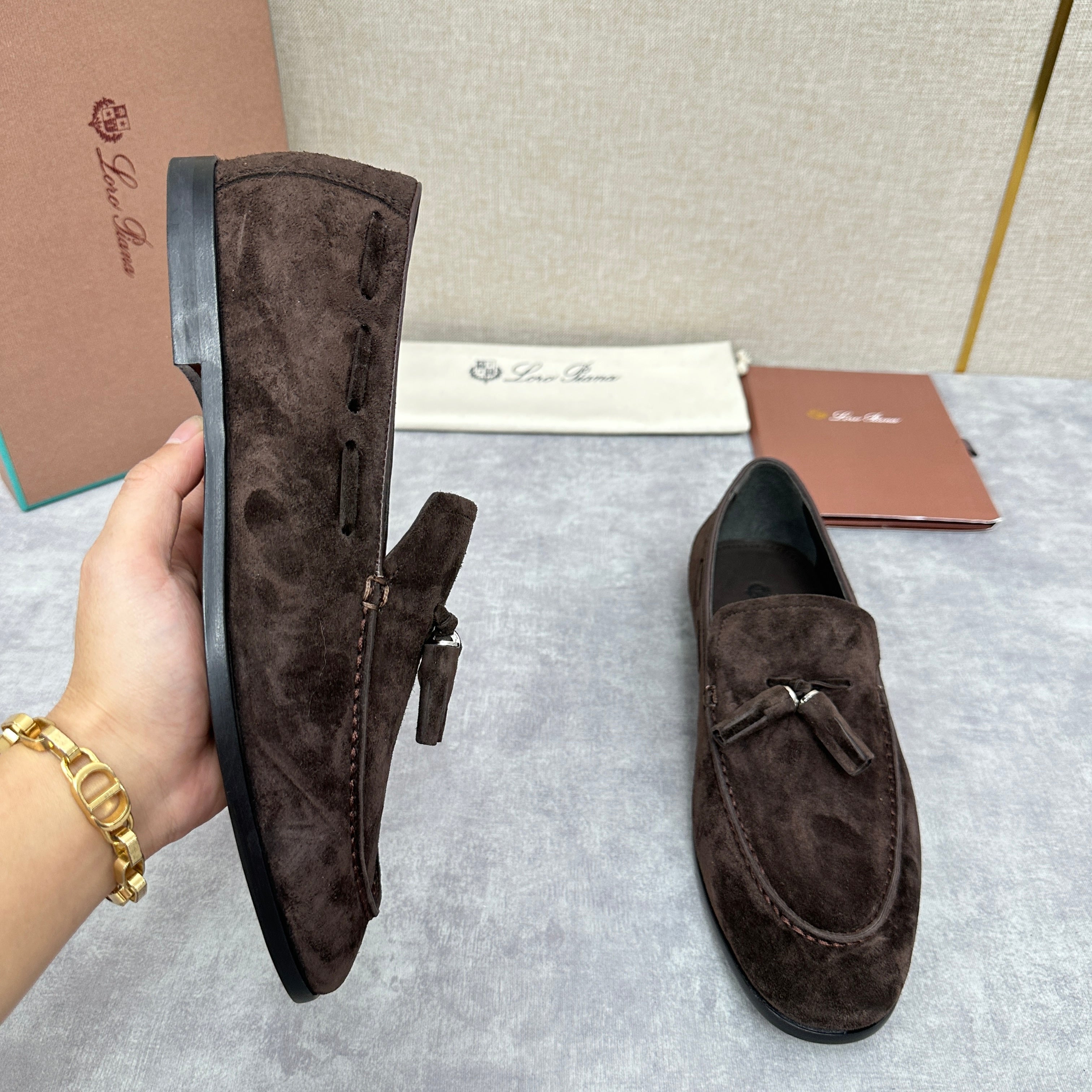 Brown, Dark brown and Black Shoes