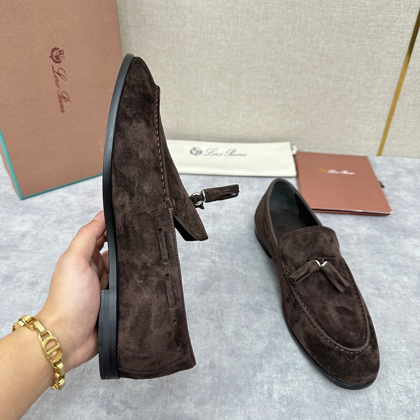 Brown, Dark brown and Black Shoes