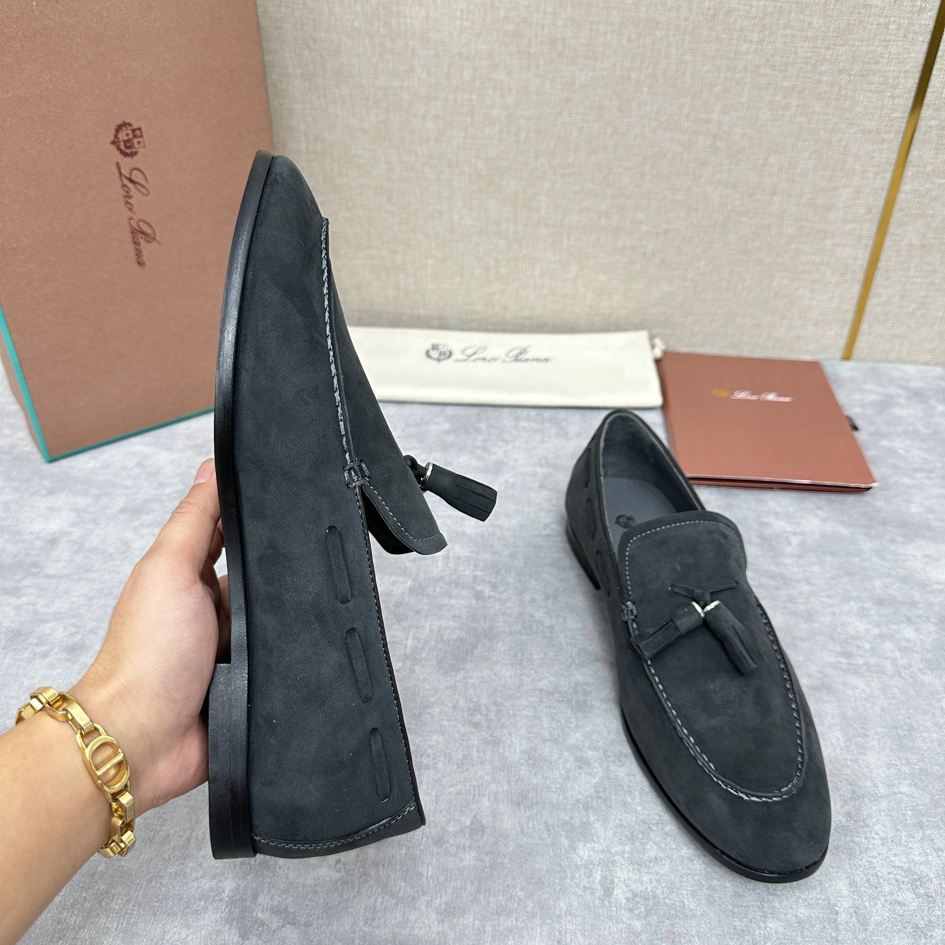Brown, Dark brown and Black Shoes