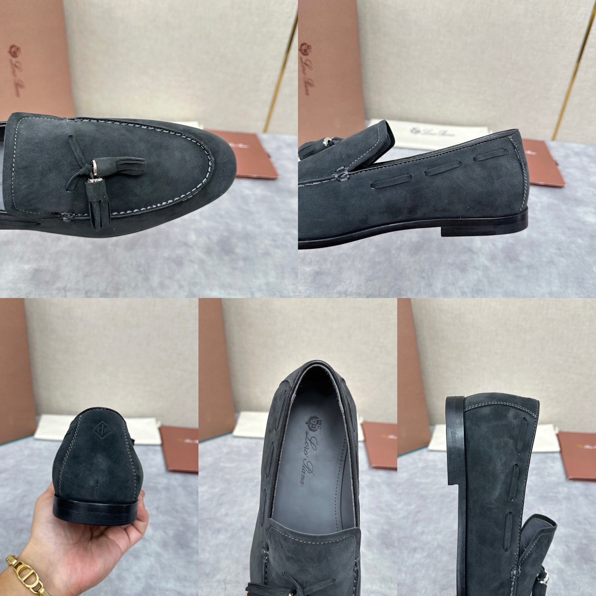 Brown, Dark brown and Black Shoes