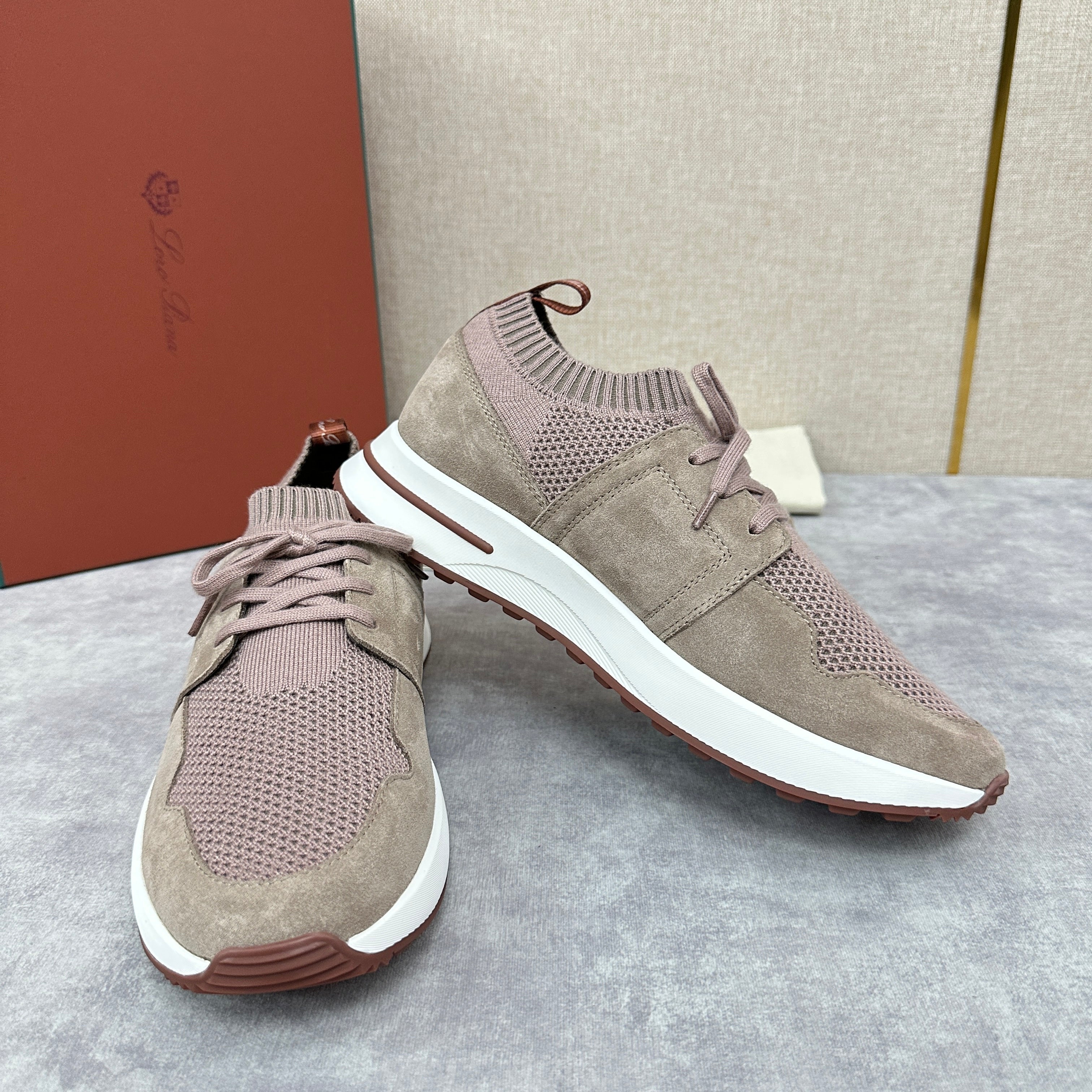 Grey, Blue, Pink and Black Shoes - FashionHype.xyz
