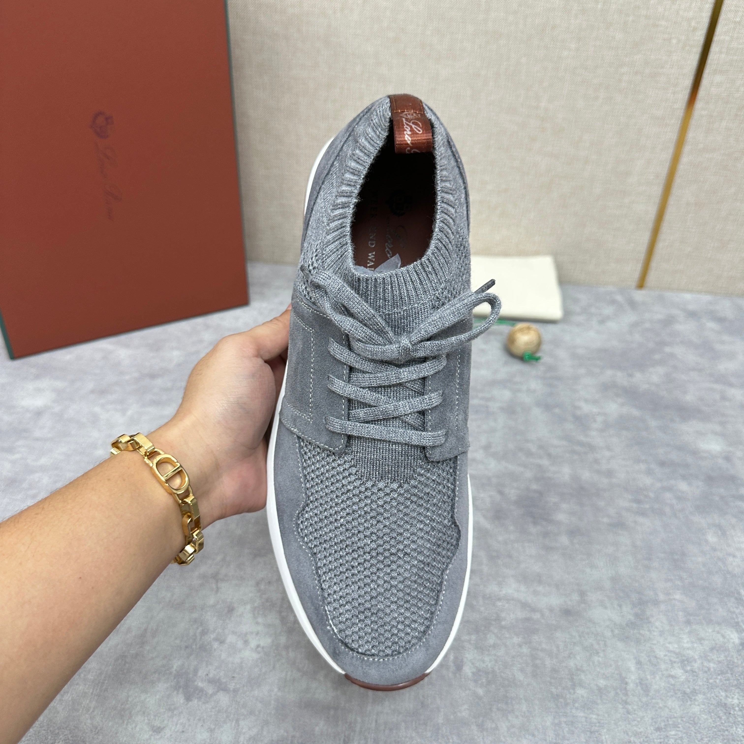 Grey, Blue, Pink and Black Shoes - FashionHype.xyz