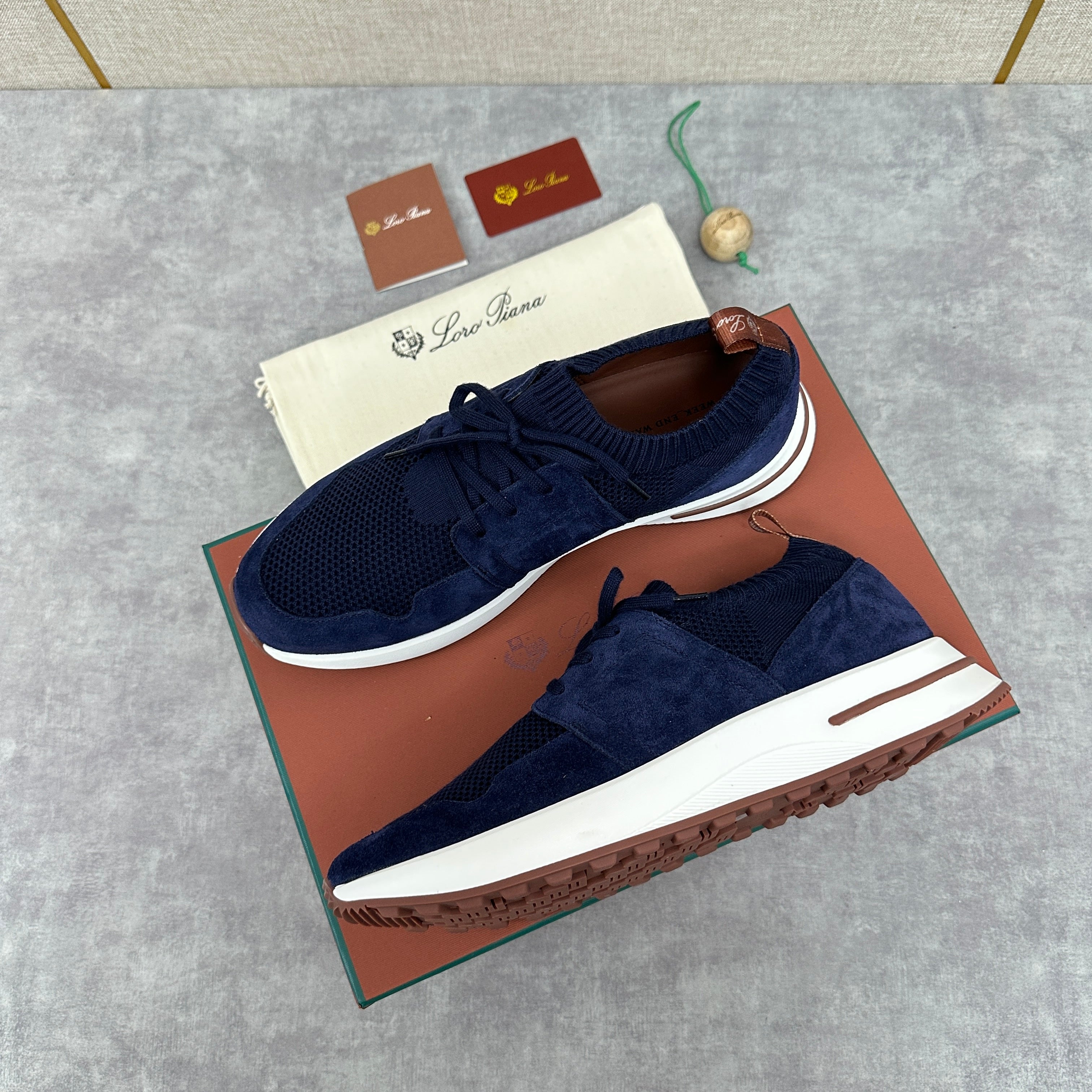 Grey, Blue and Black Shoes - FashionHype.xyz