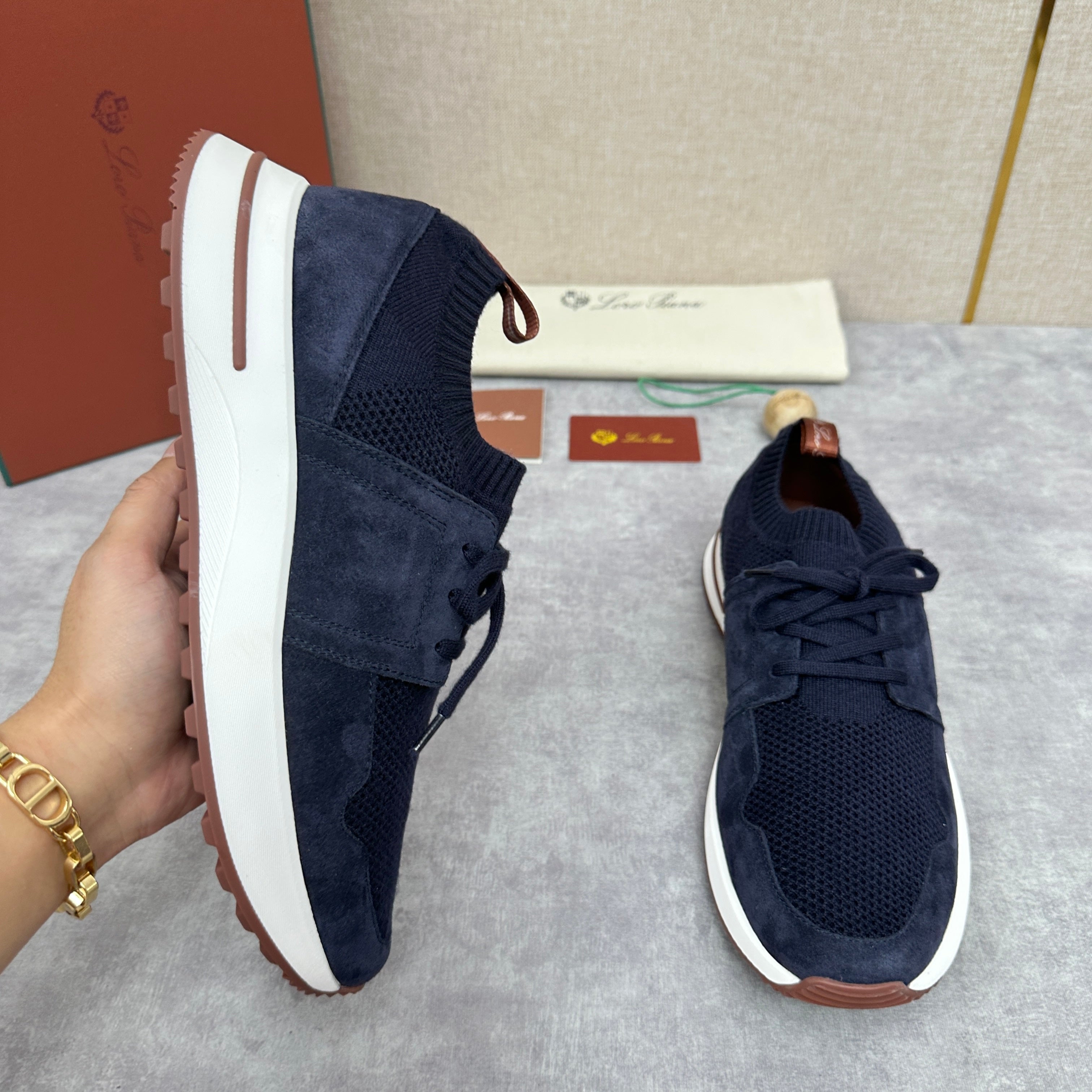 Grey, Blue, Pink and Black Shoes - FashionHype.xyz