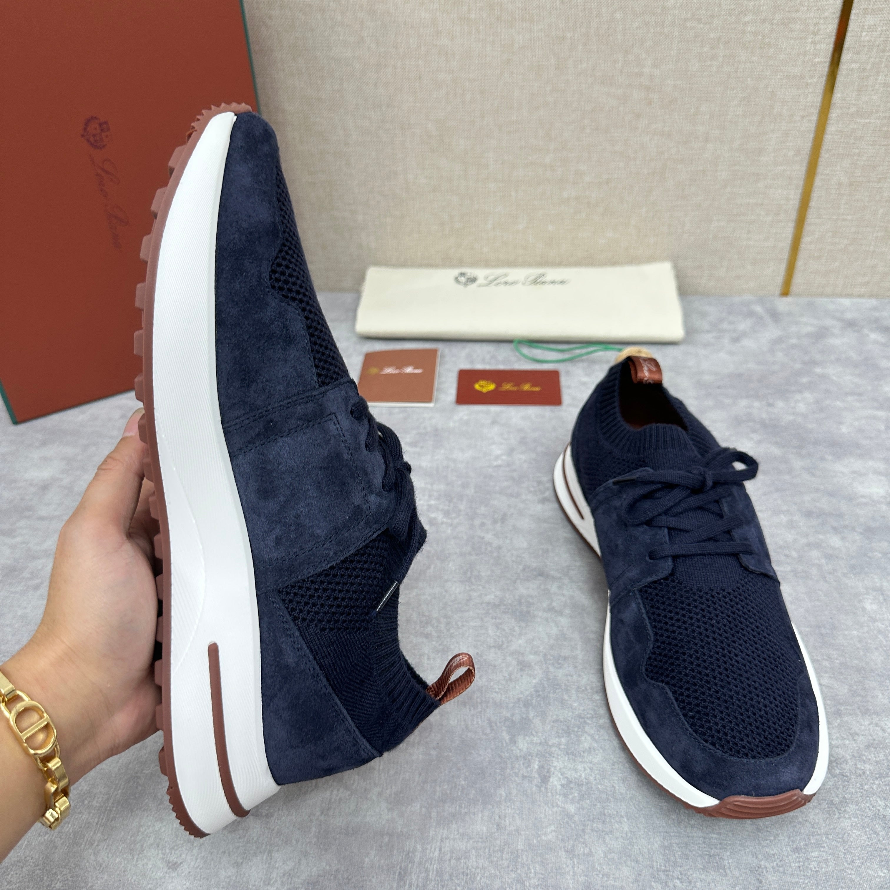 Grey, Blue, Pink and Black Shoes - FashionHype.xyz