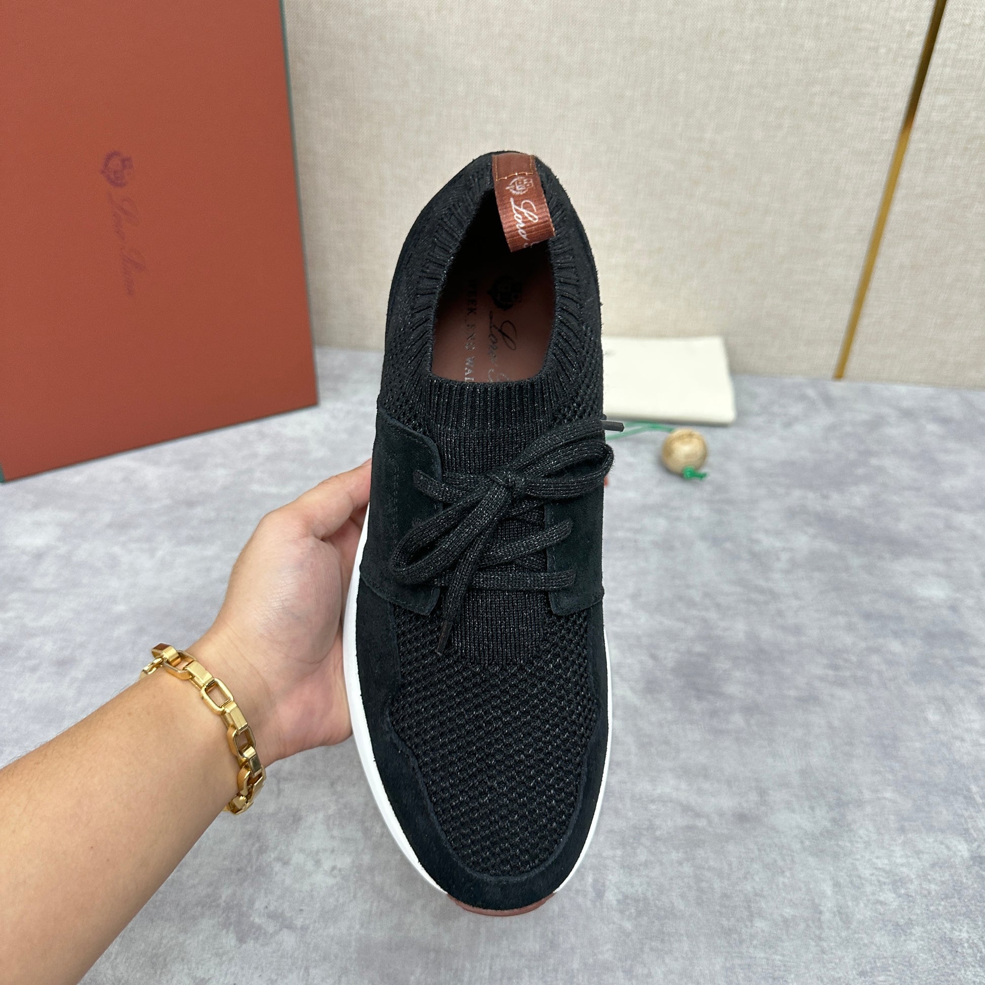 Grey, Blue, Pink and Black Shoes - FashionHype.xyz