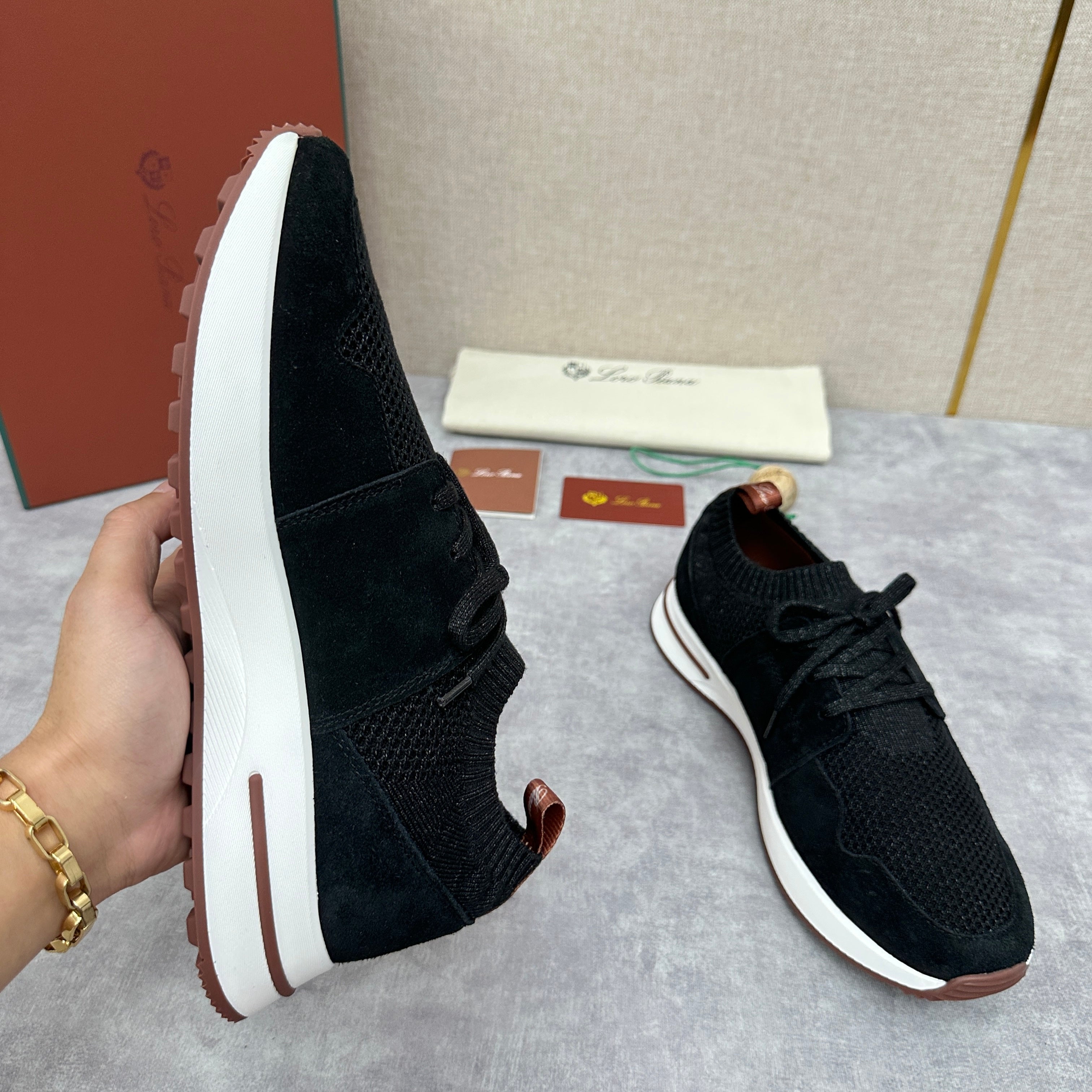 Grey, Blue, Pink and Black Shoes - FashionHype.xyz
