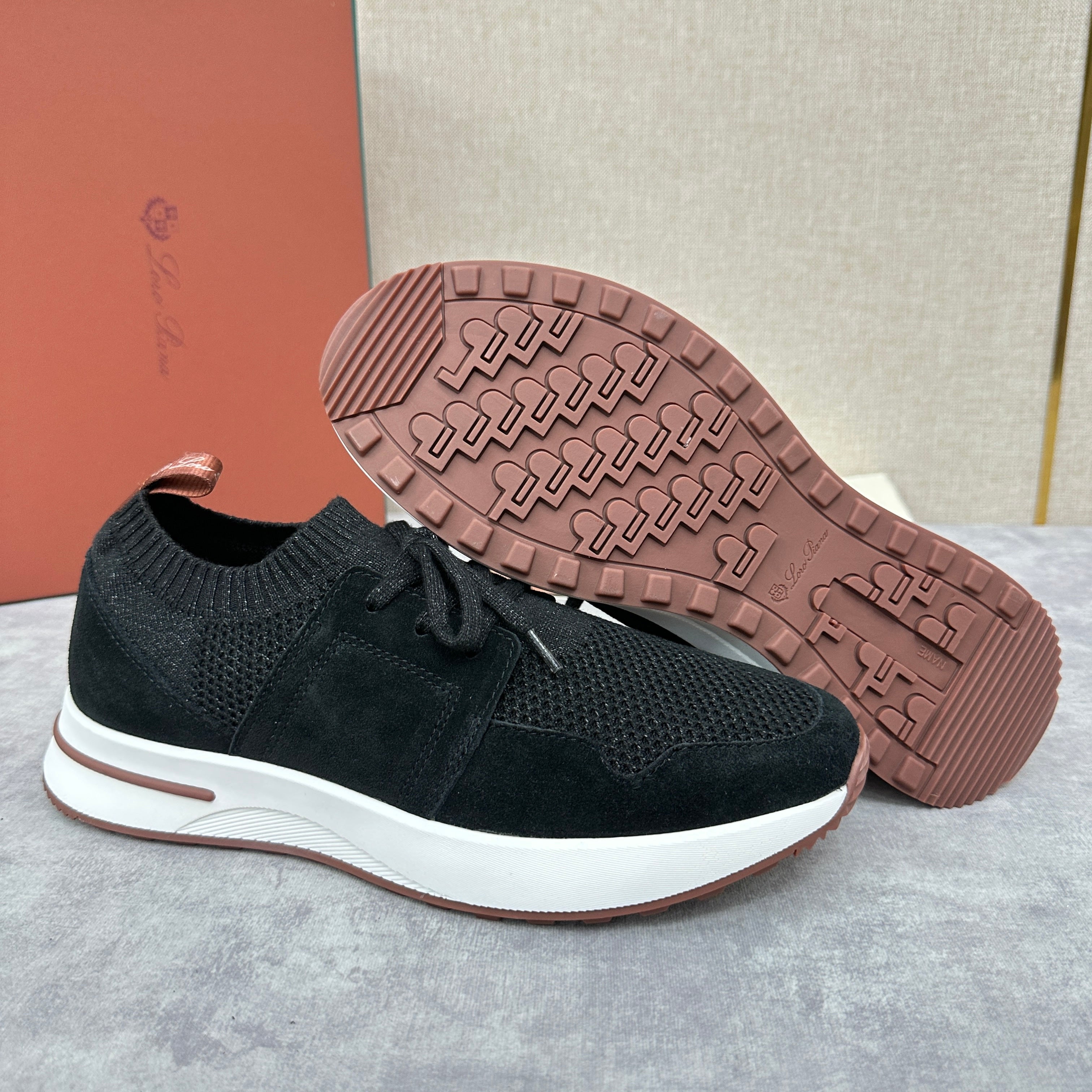 Grey, Blue, Pink and Black Shoes - FashionHype.xyz