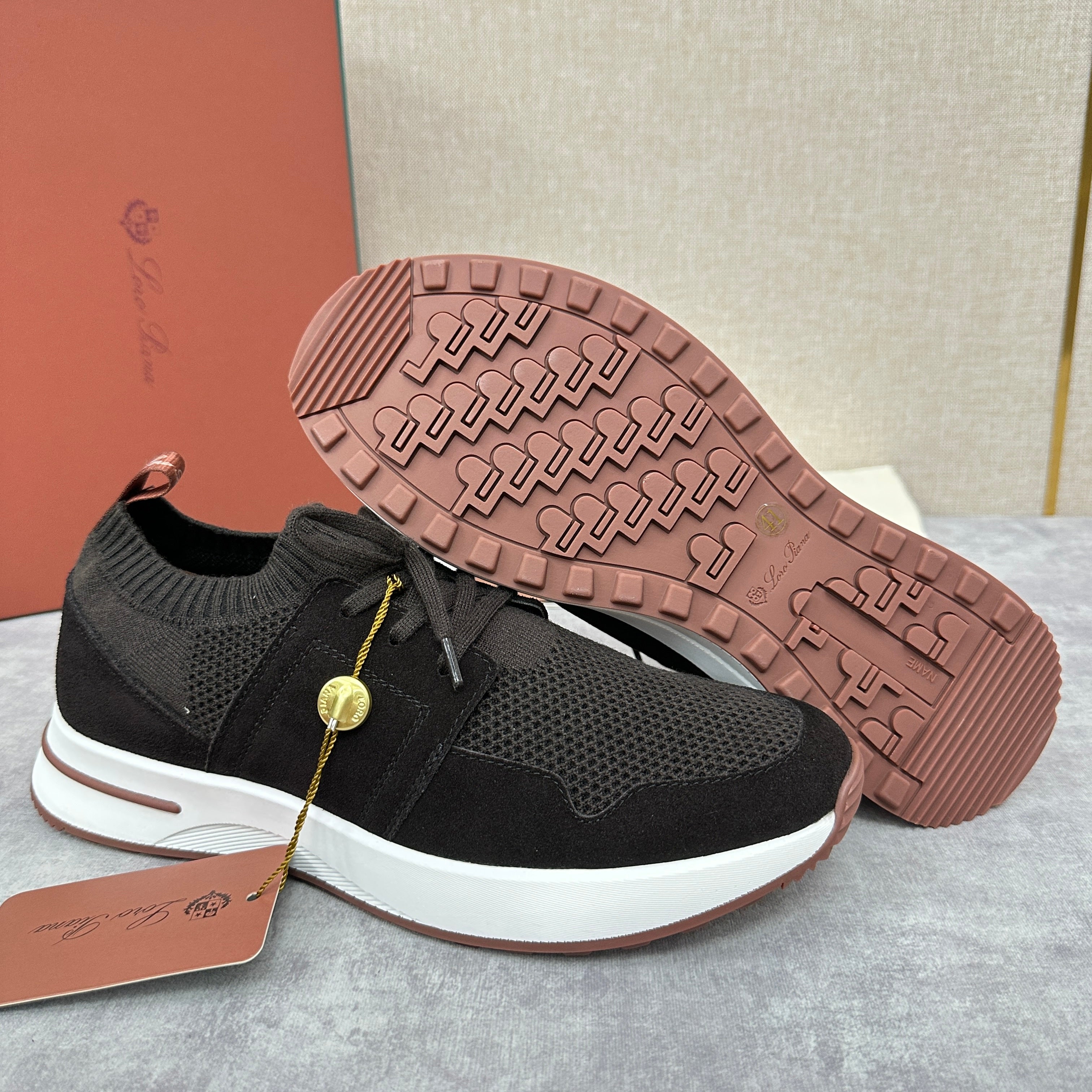 Grey, Blue and Black Shoes - FashionHype.xyz