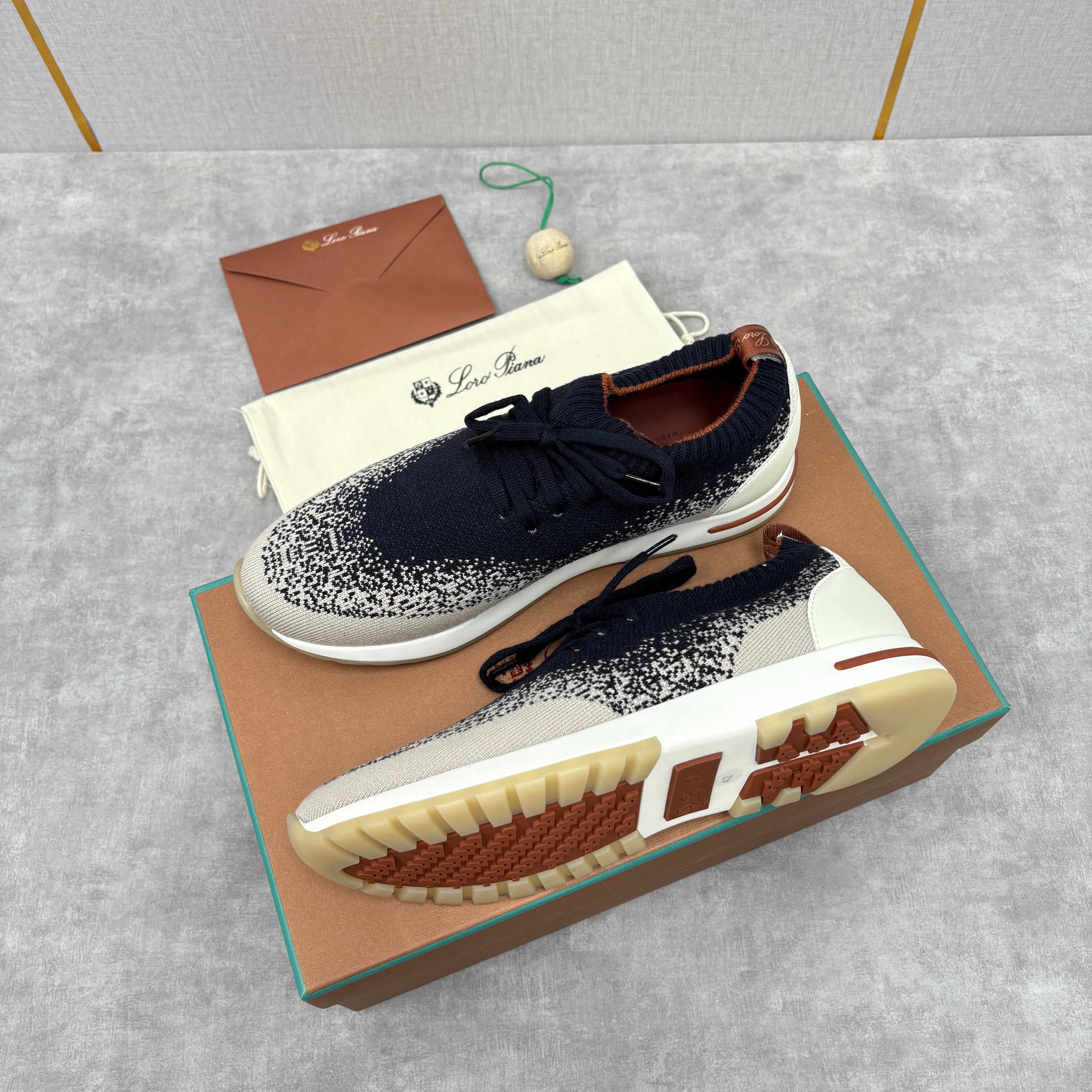 Brown, Blue and Black Shoes