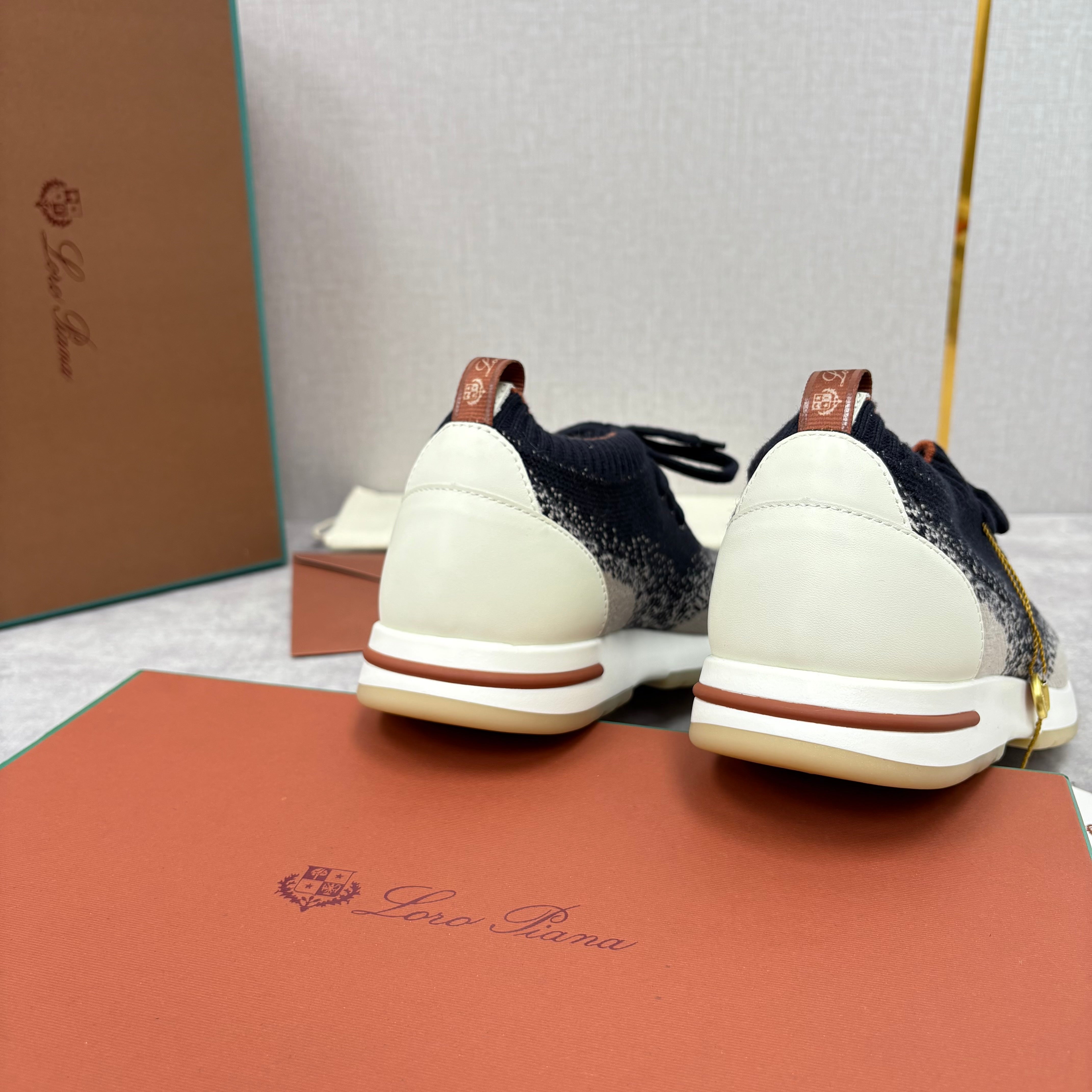 Brown, Blue and Black Shoes