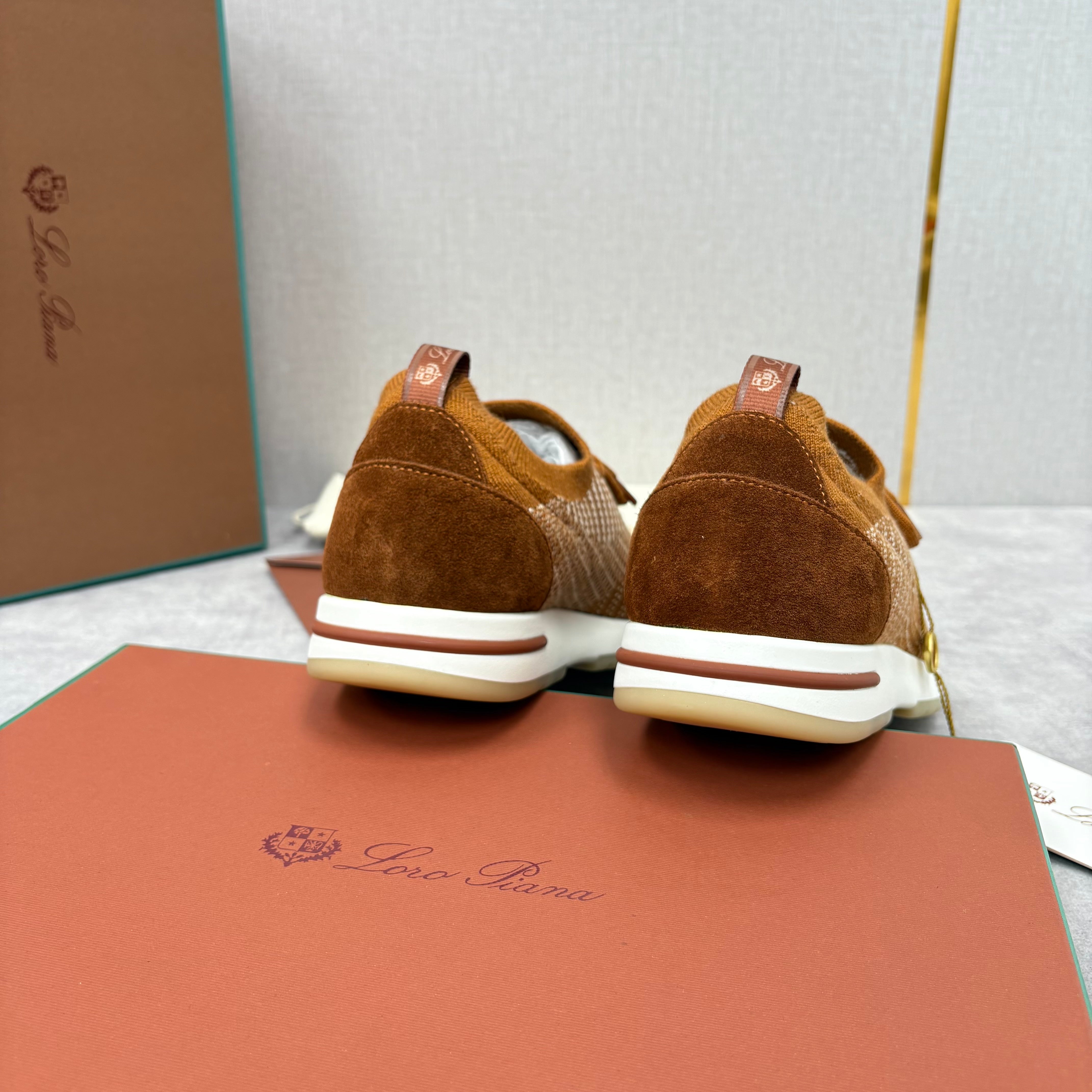Brown, Blue and Grey Shoes