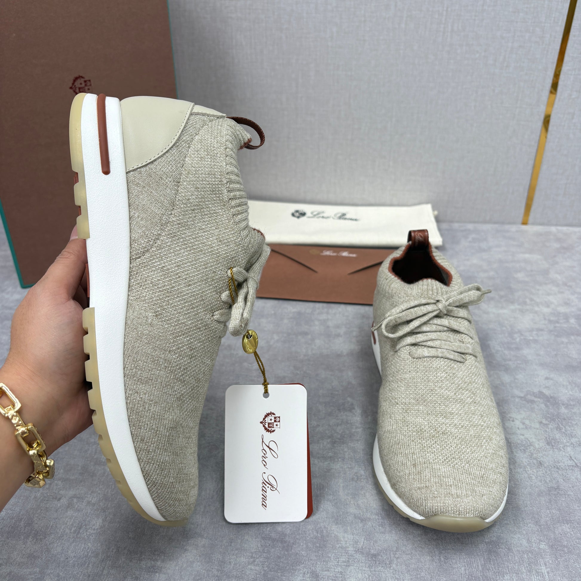 Off-white and Grey Shoes - FashionHype.xyz