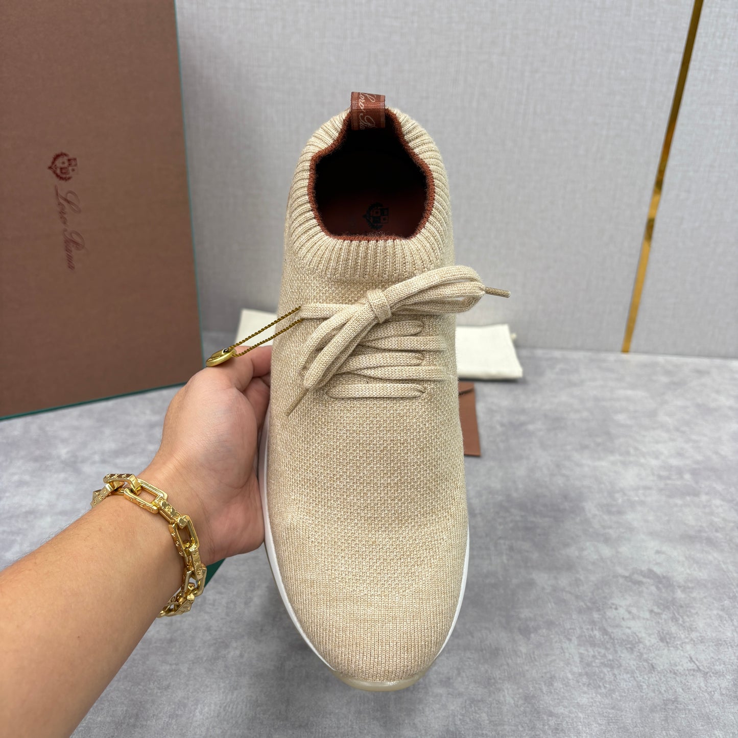 Off-white and Grey Shoes - FashionHype.xyz