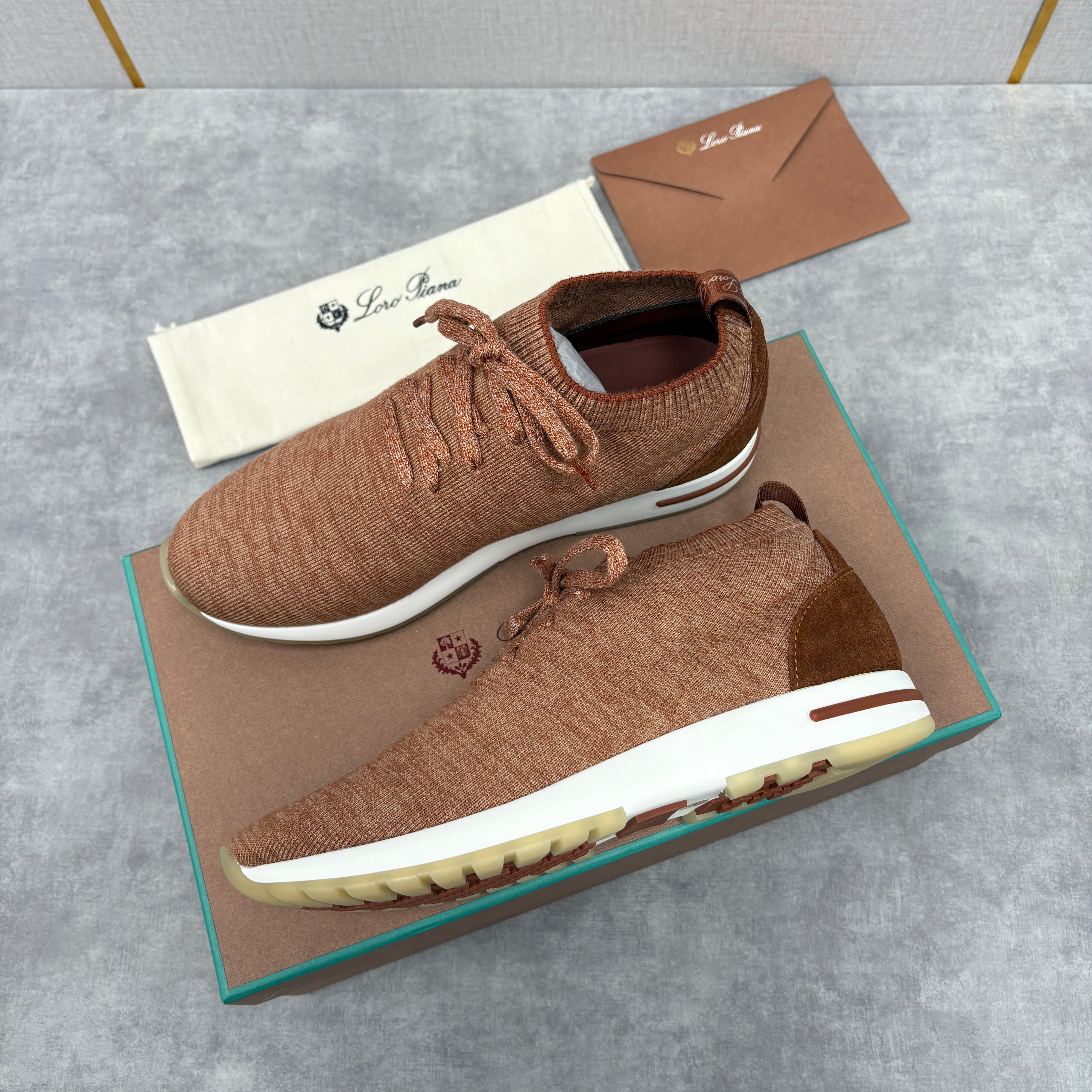 Brown, Blue Black and Grey Shoes - FashionHype.xyz