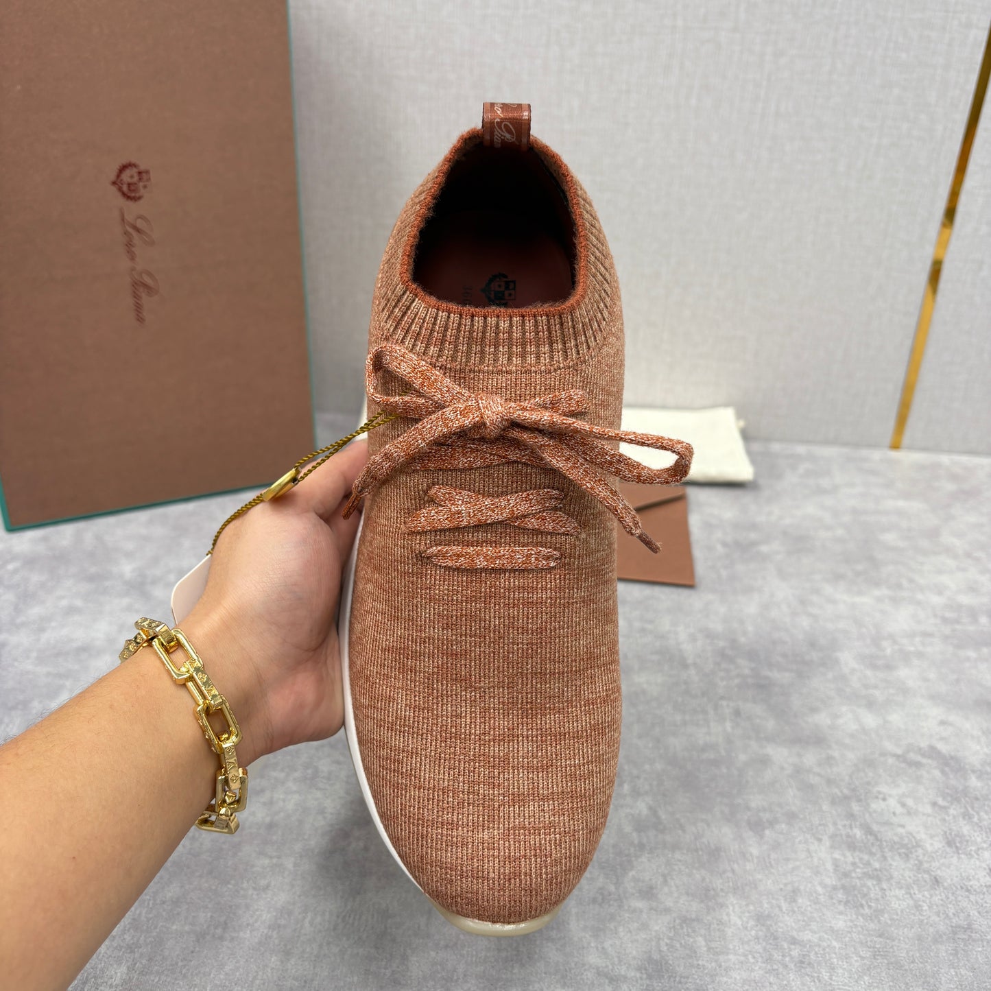 Brown, Blue Black and Grey Shoes - FashionHype.xyz
