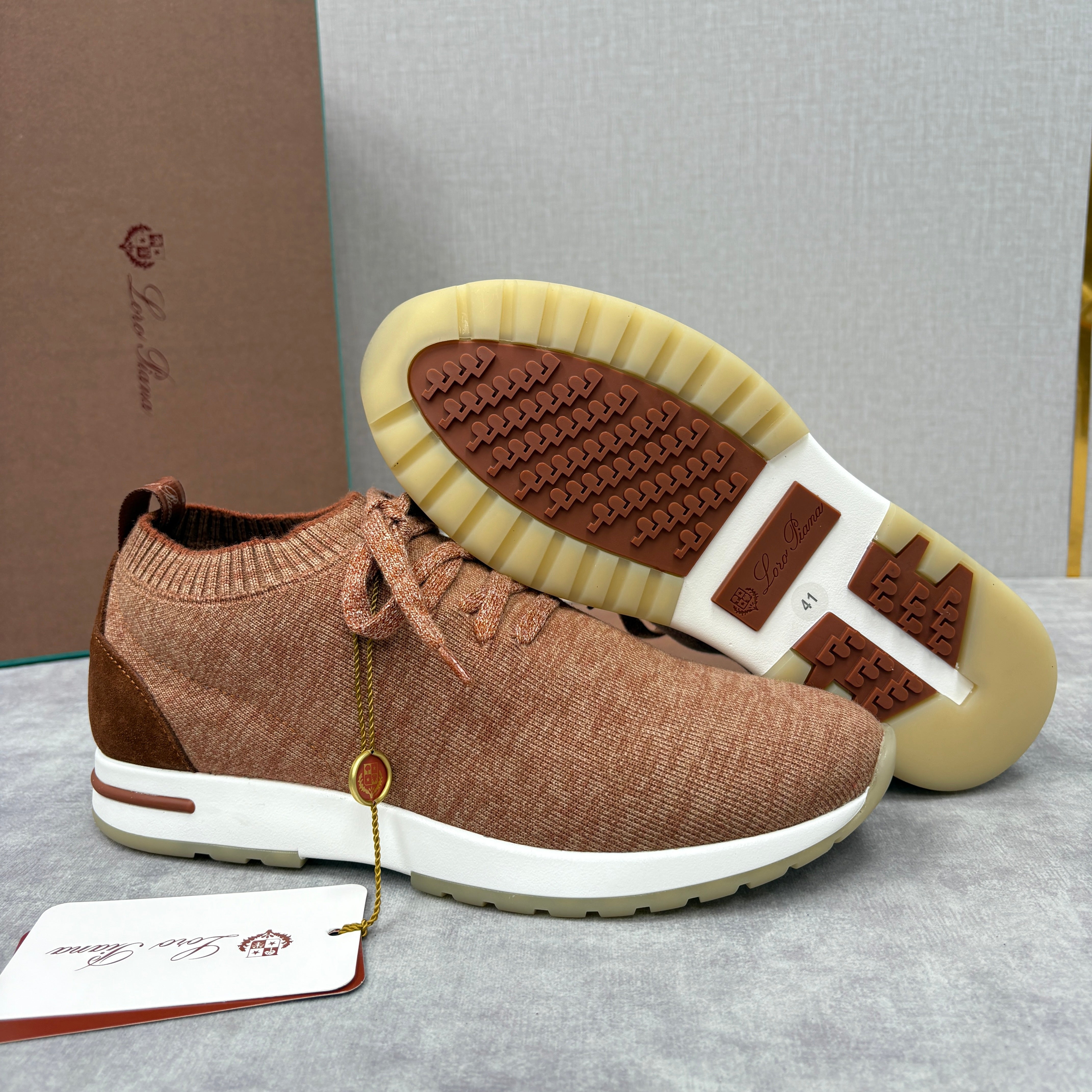 Brown, Blue Black and Grey Shoes - FashionHype.xyz