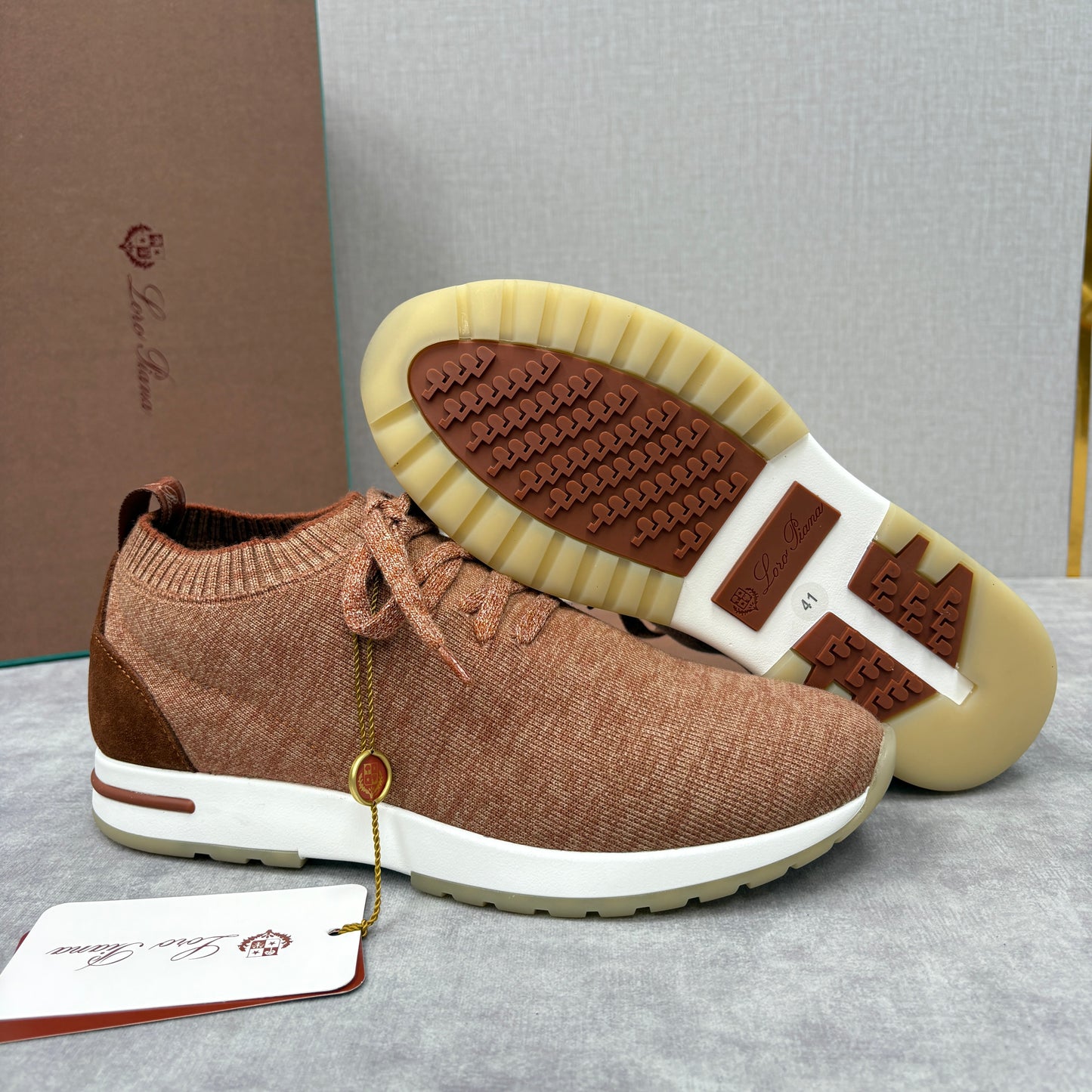Brown, Blue Black and Grey Shoes - FashionHype.xyz