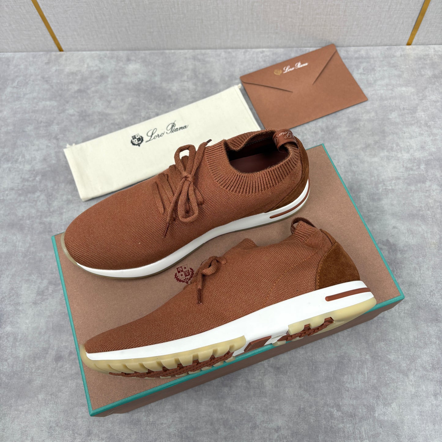 Brown, Blue Black and Grey Shoes - FashionHype.xyz