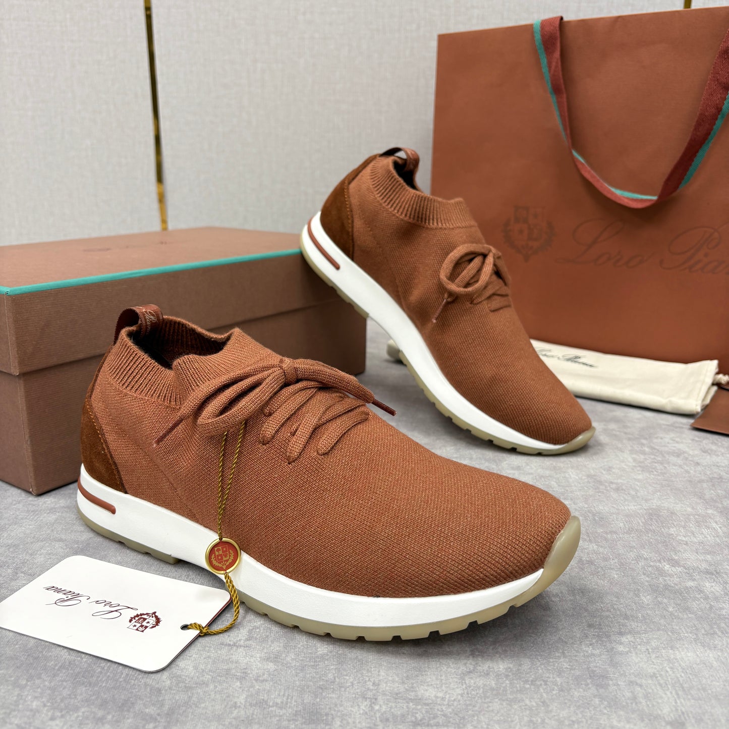 Brown, Blue Black and Grey Shoes - FashionHype.xyz