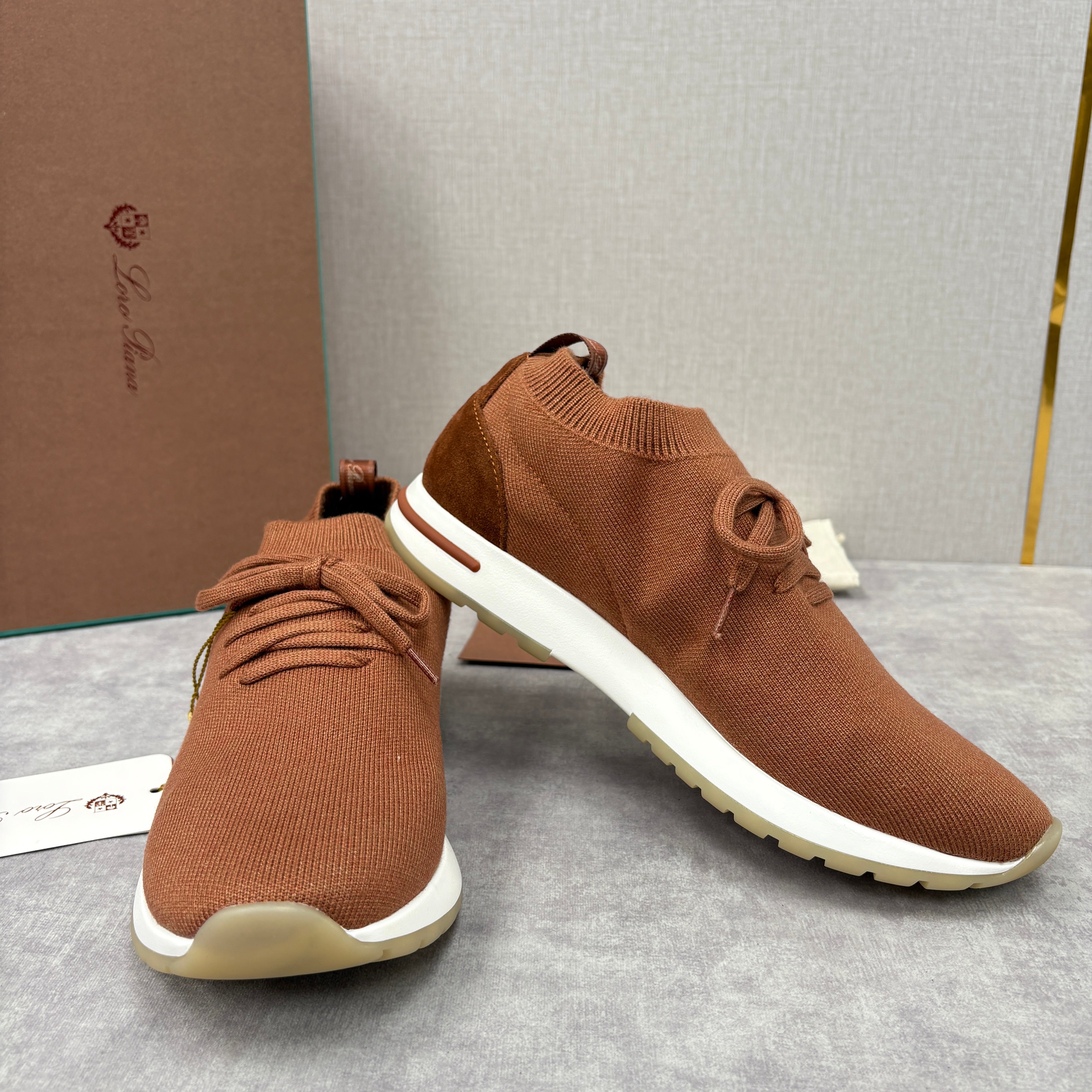 Brown, Blue Black and Grey Shoes - FashionHype.xyz