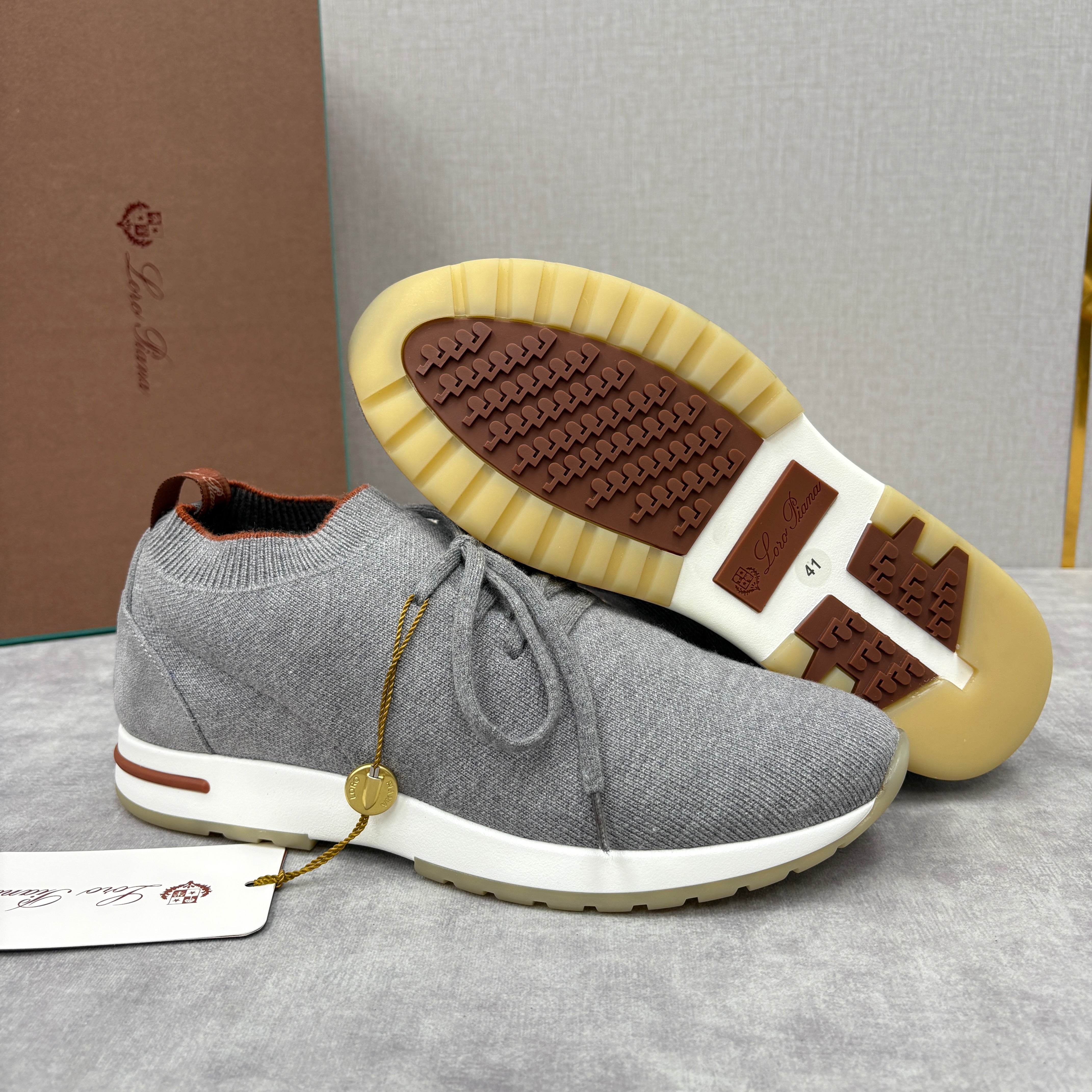 Brown, Blue Black and Grey Shoes - FashionHype.xyz