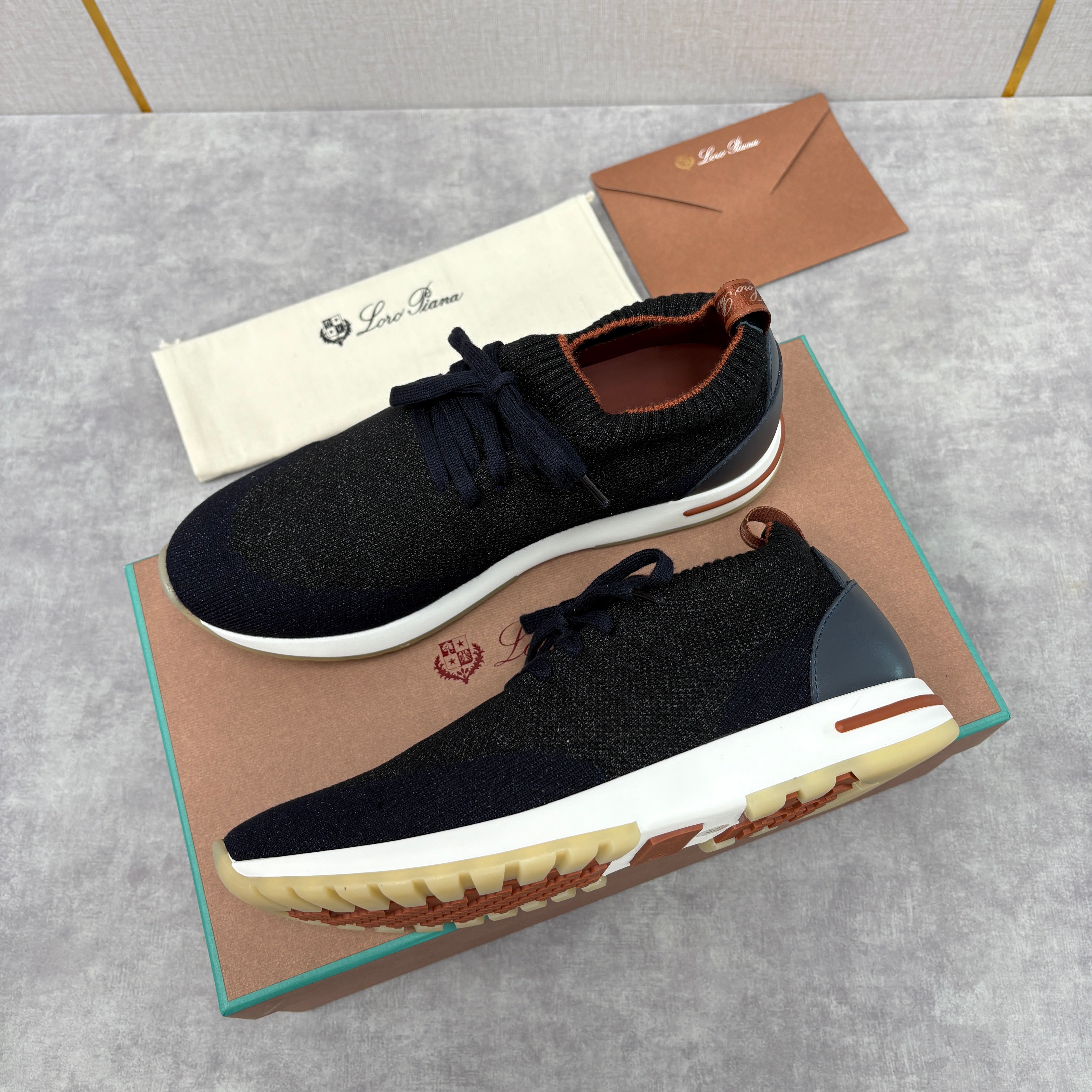 Brown, Blue Black and Grey Shoes - FashionHype.xyz