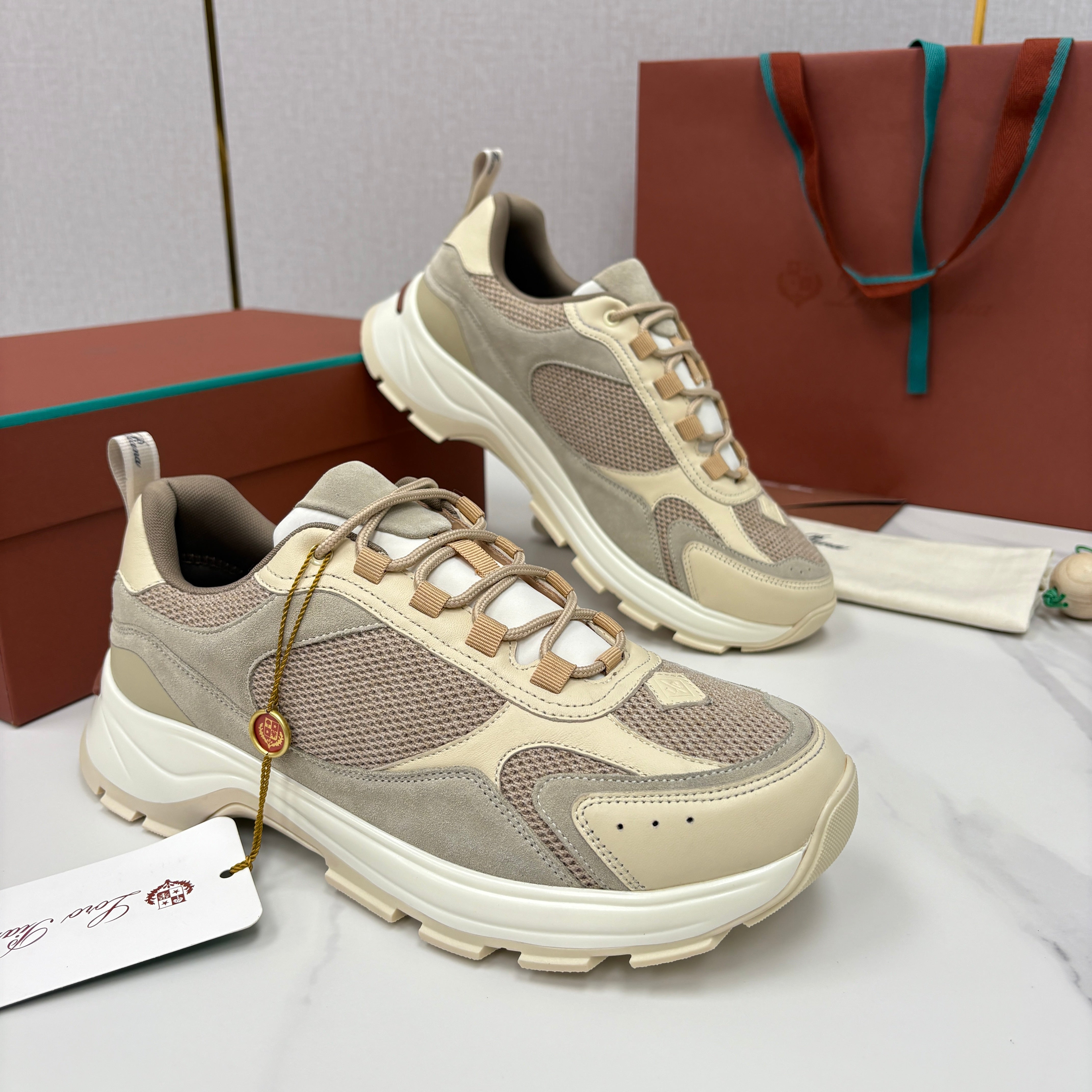 Off-white grey, Dark grey and Brown grey Shoes