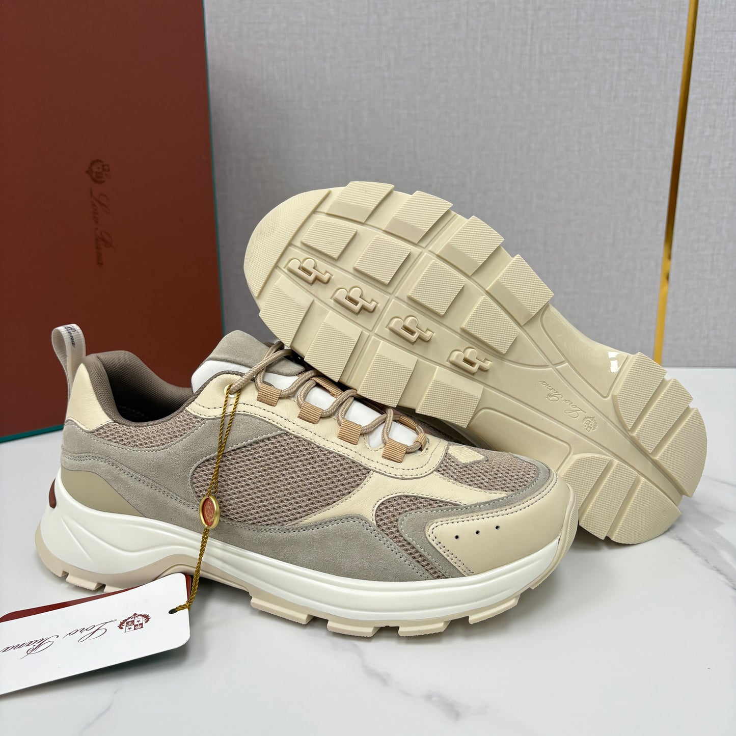 Off-white grey, Dark grey and Brown grey Shoes