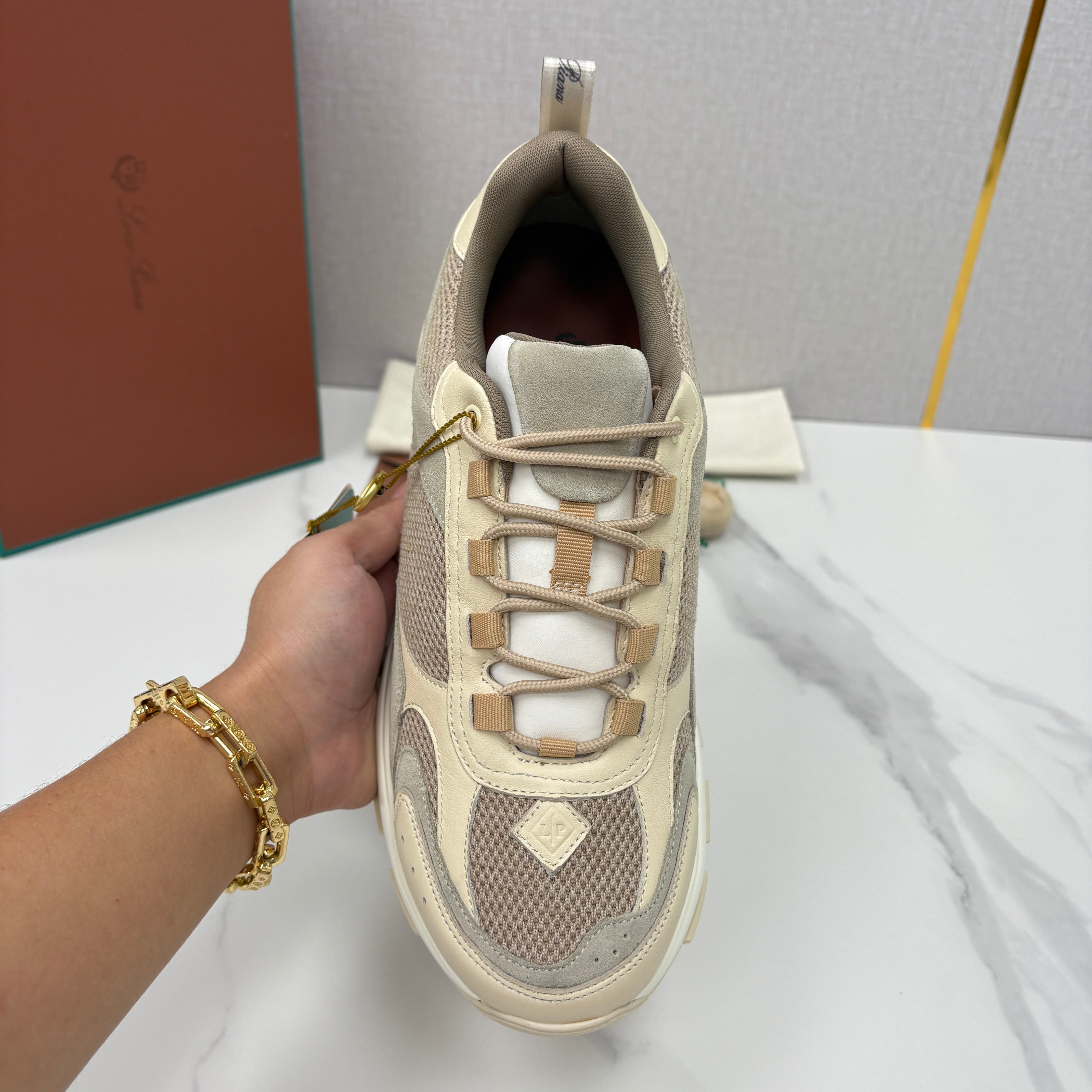 Off-white grey, Dark grey and Brown grey Shoes