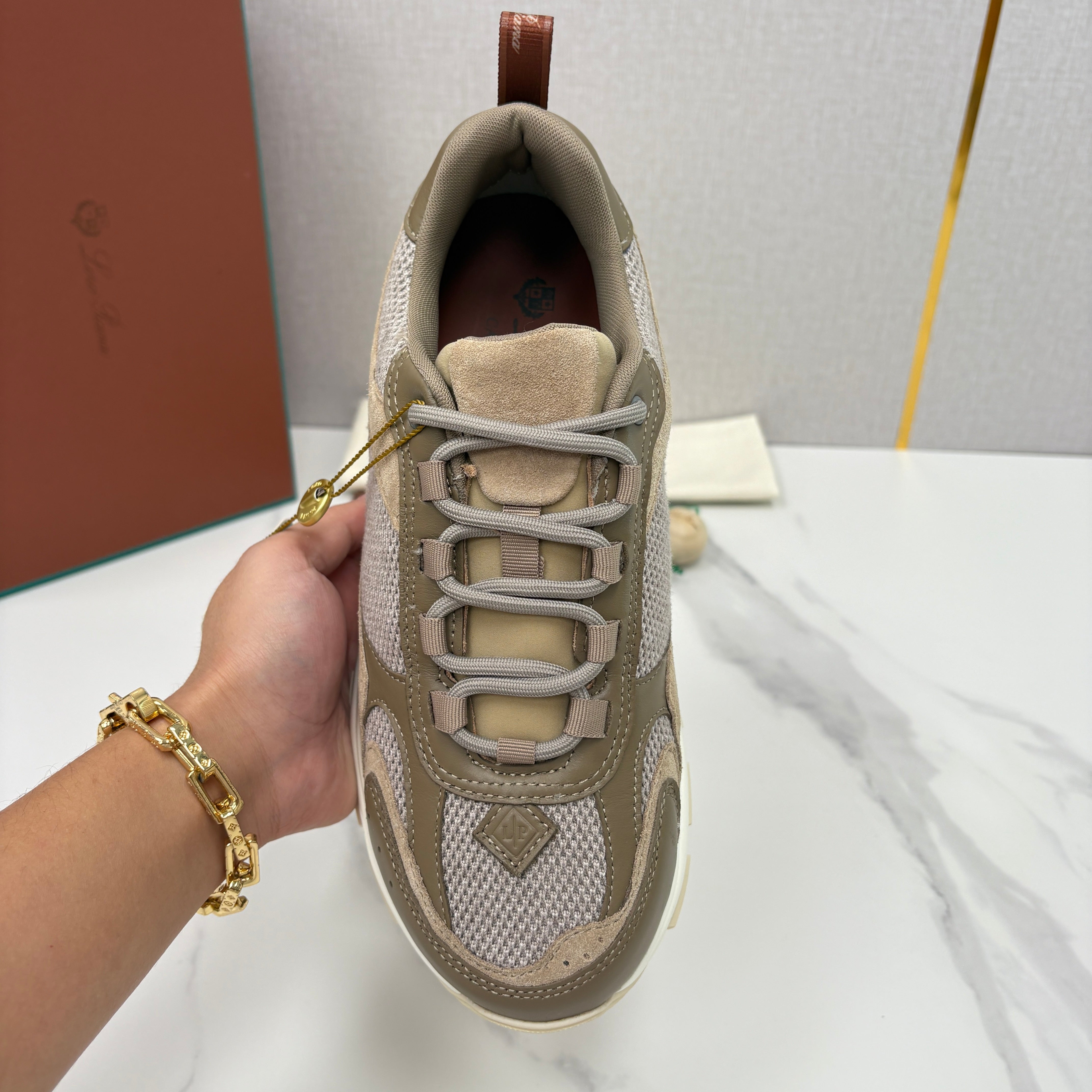 Off-white grey, Dark grey and Brown grey Shoes