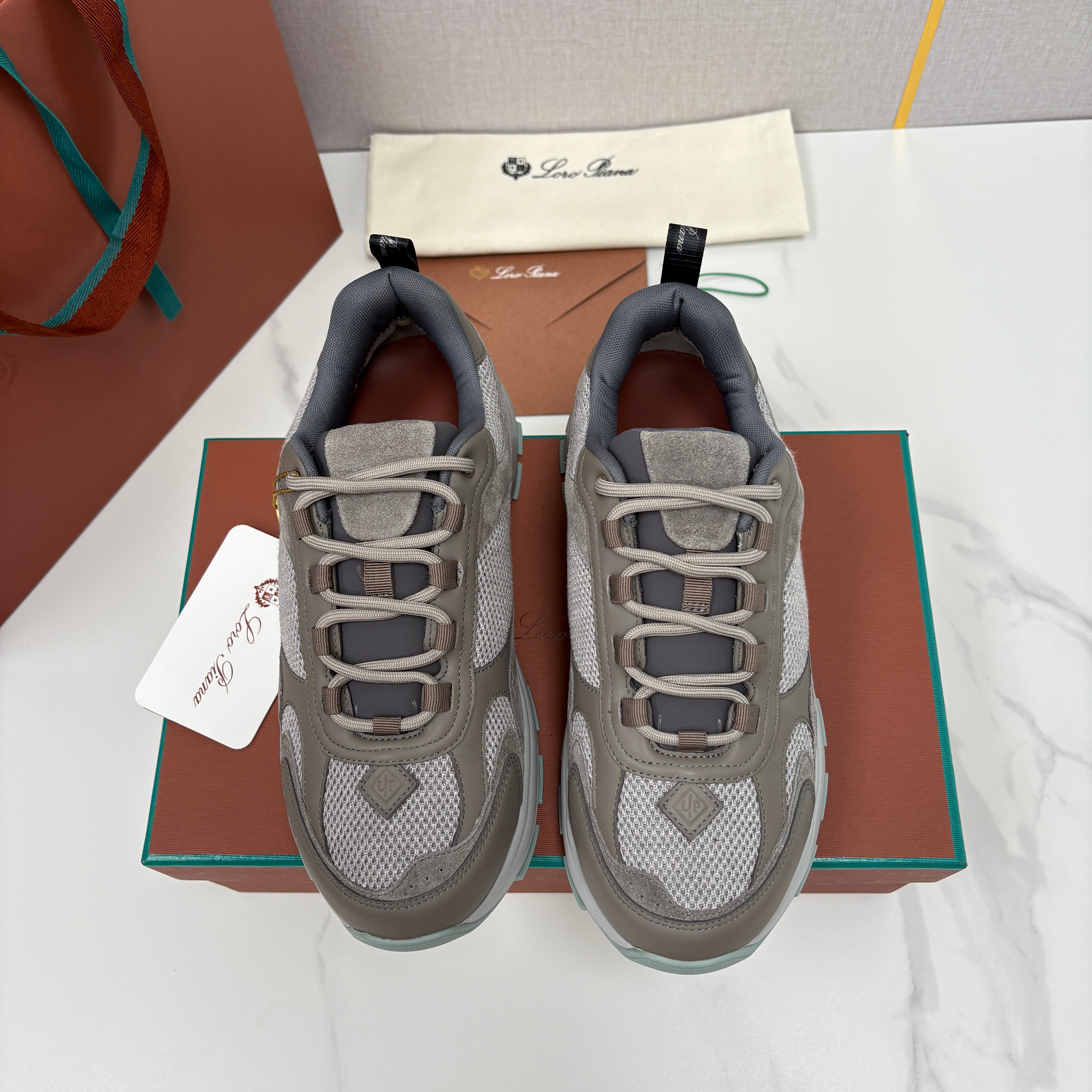 Off-white grey, Dark grey and Brown grey Shoes