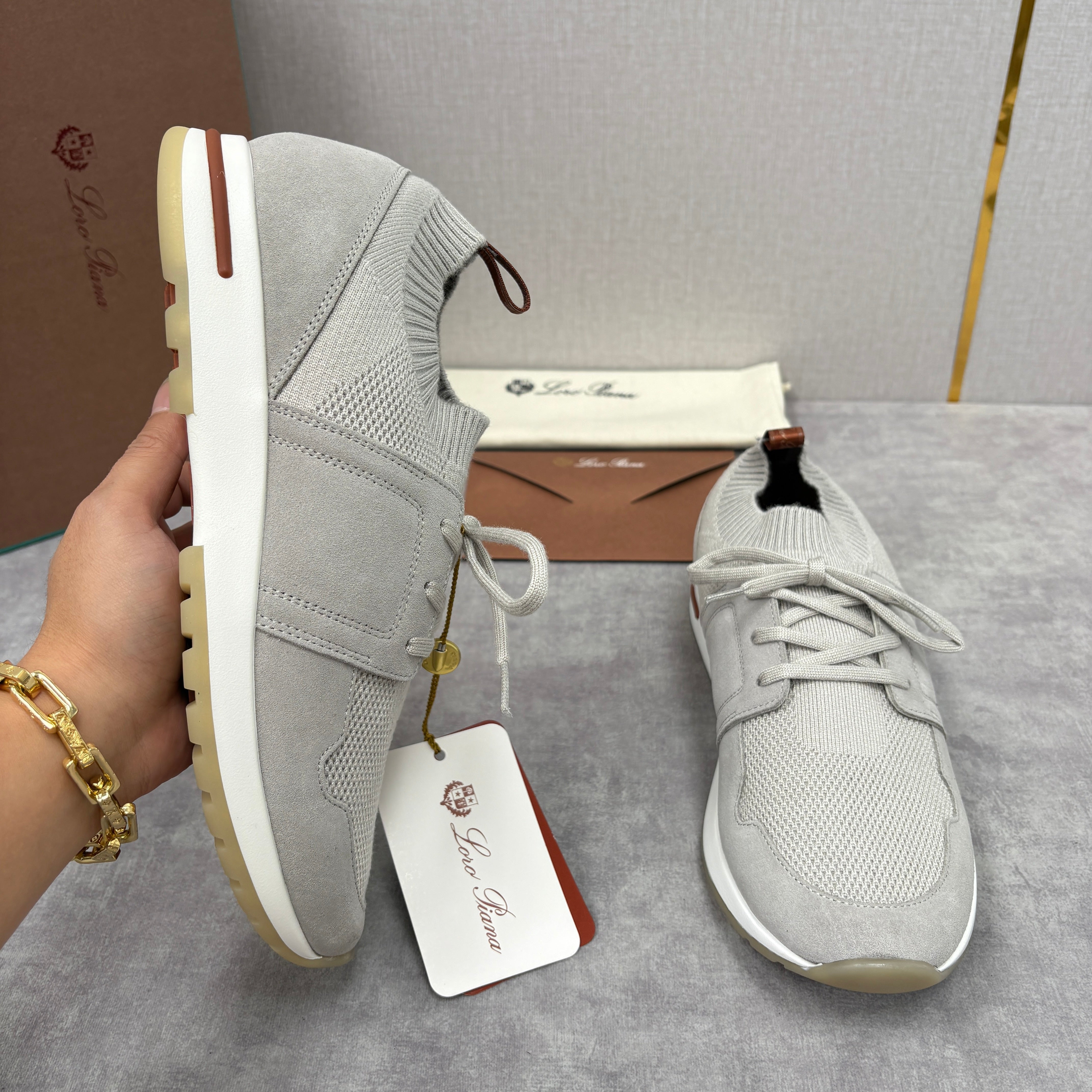Light Grey, Blush Pink, Olive Green and Blue Grey Shoes - FashionHype.xyz
