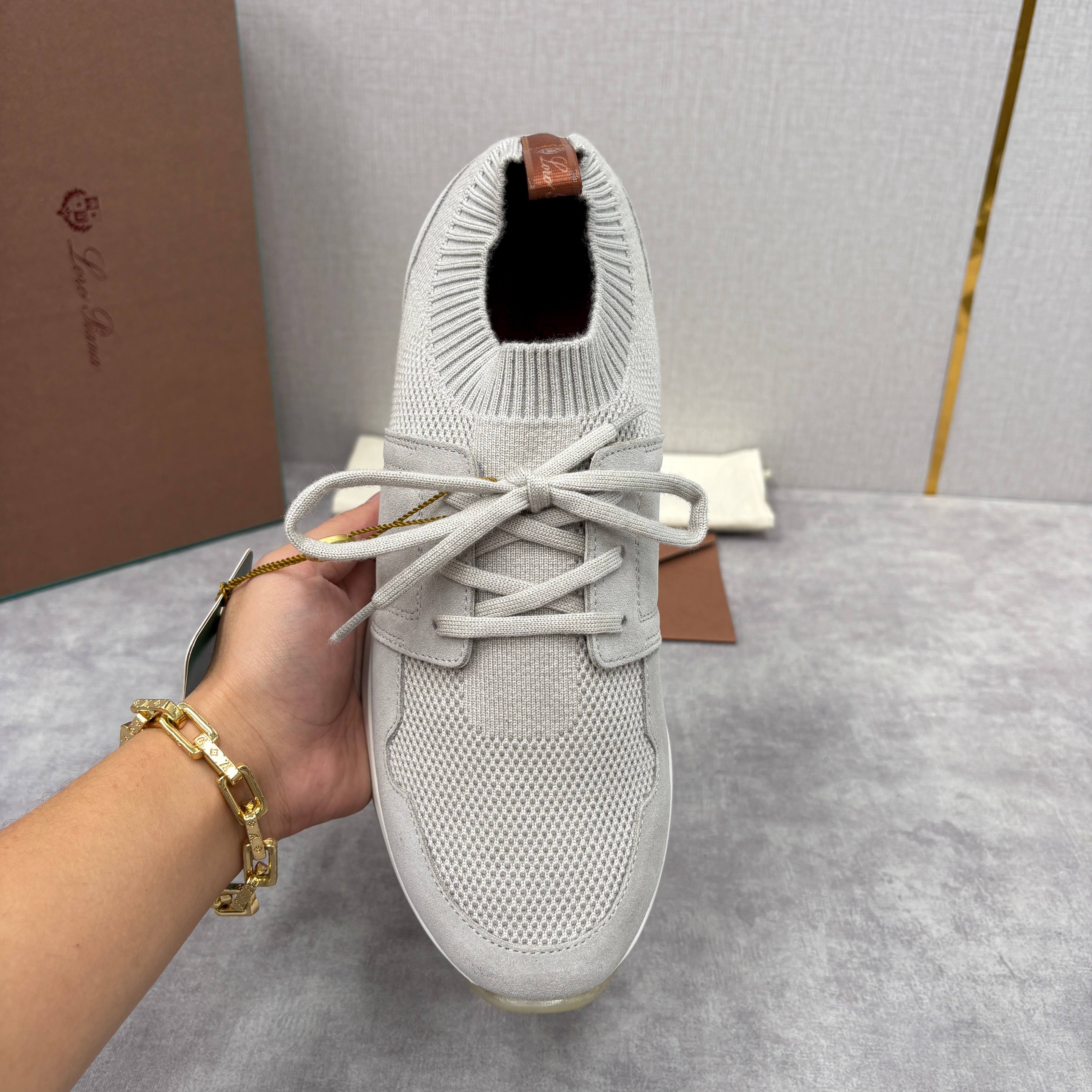 Light Grey, Blush Pink, Olive Green and Blue Grey Shoes - FashionHype.xyz