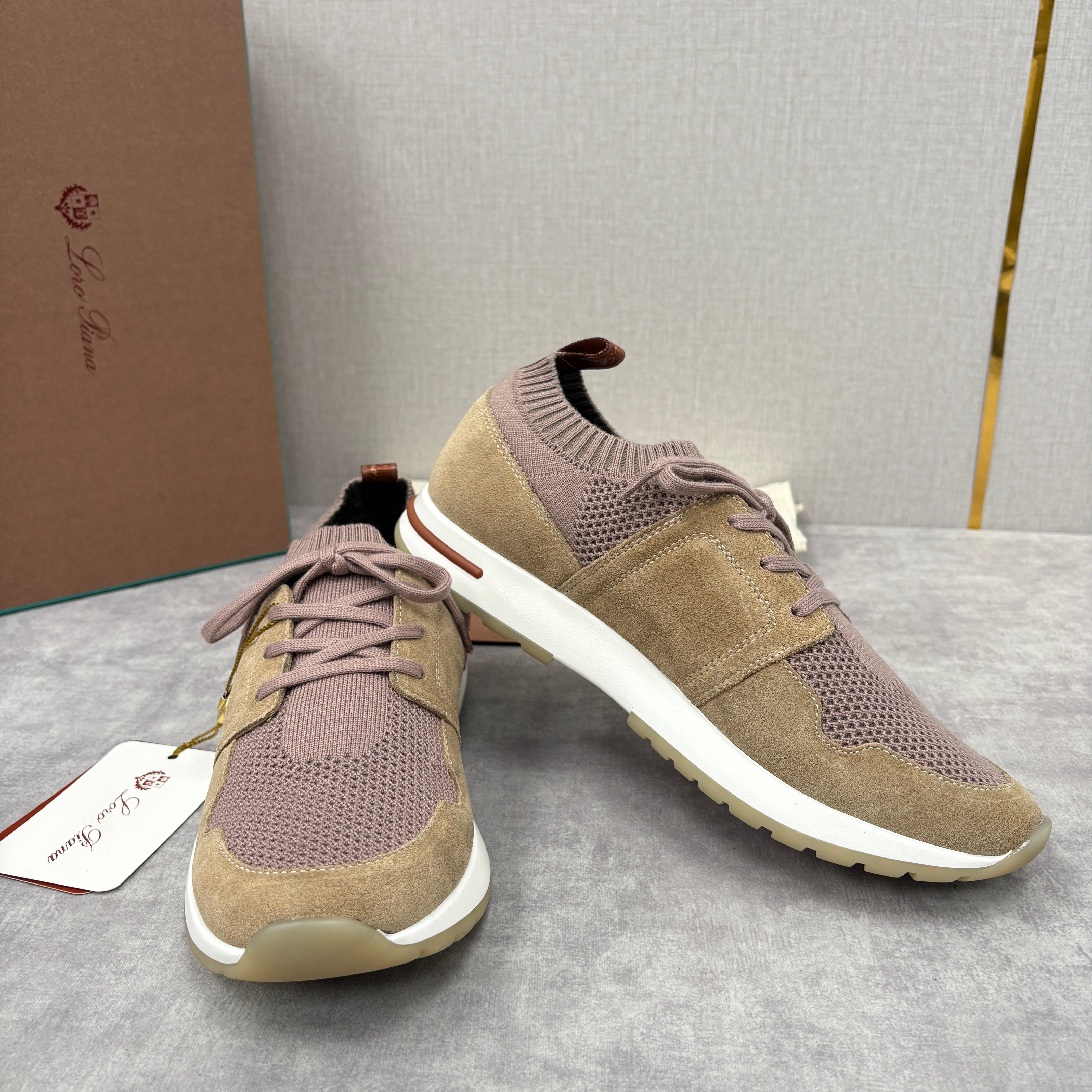 Light Grey, Blush Pink, Olive Green and Blue Grey Shoes - FashionHype.xyz