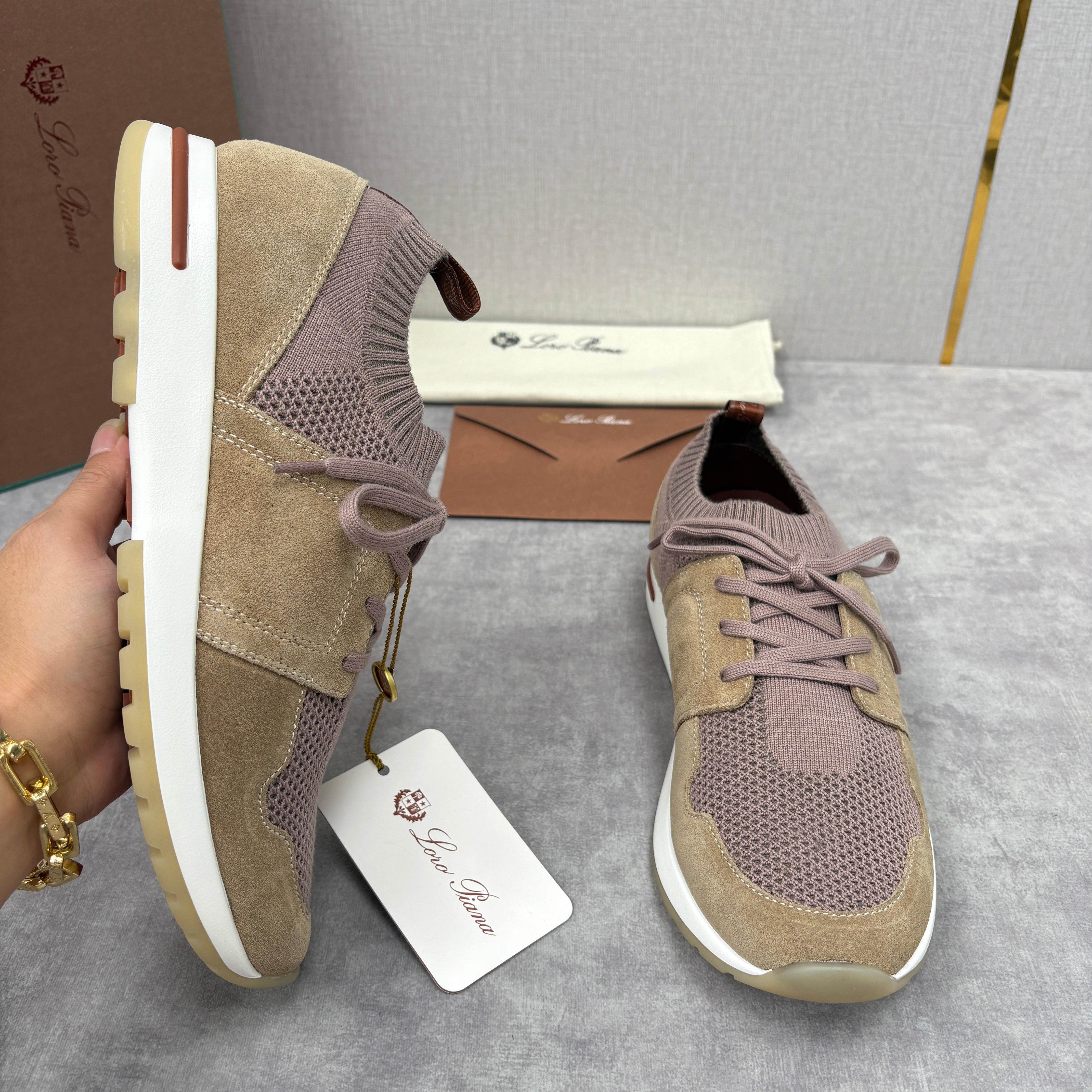 Light Grey, Blush Pink, Olive Green and Blue Grey Shoes - FashionHype.xyz