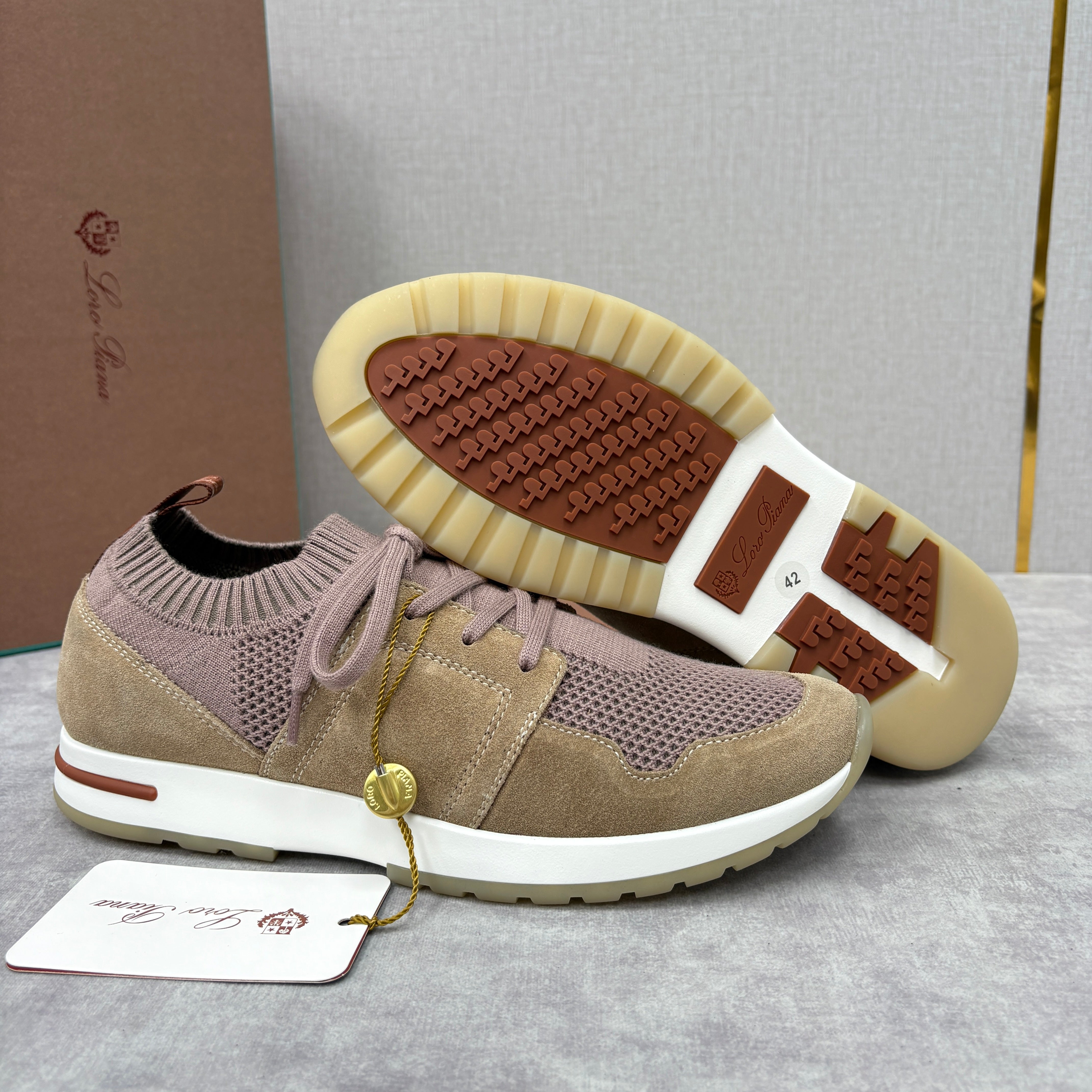Light Grey, Blush Pink, Olive Green and Blue Grey Shoes - FashionHype.xyz