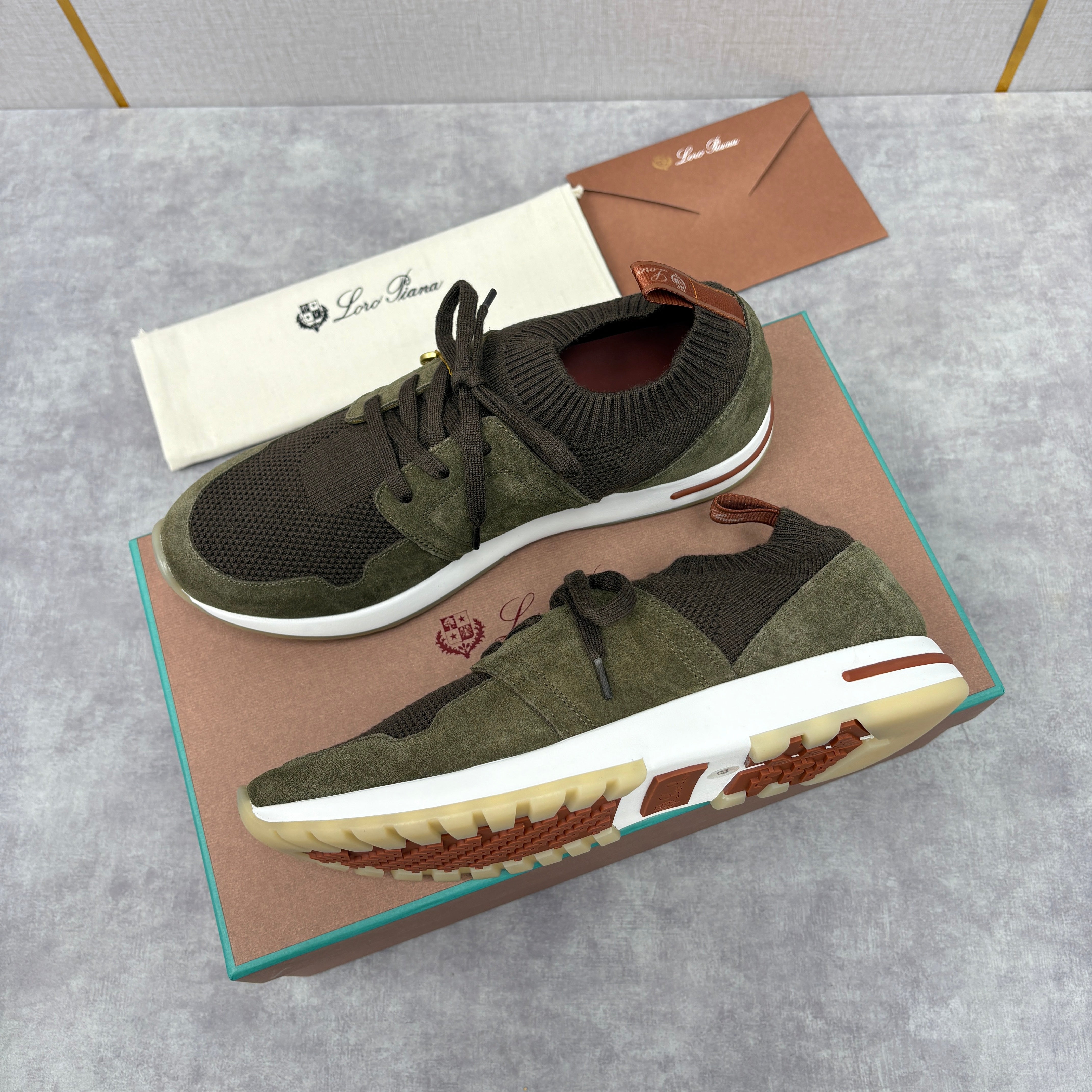 Light Grey, Blush Pink, Olive Green and Blue Grey Shoes - FashionHype.xyz