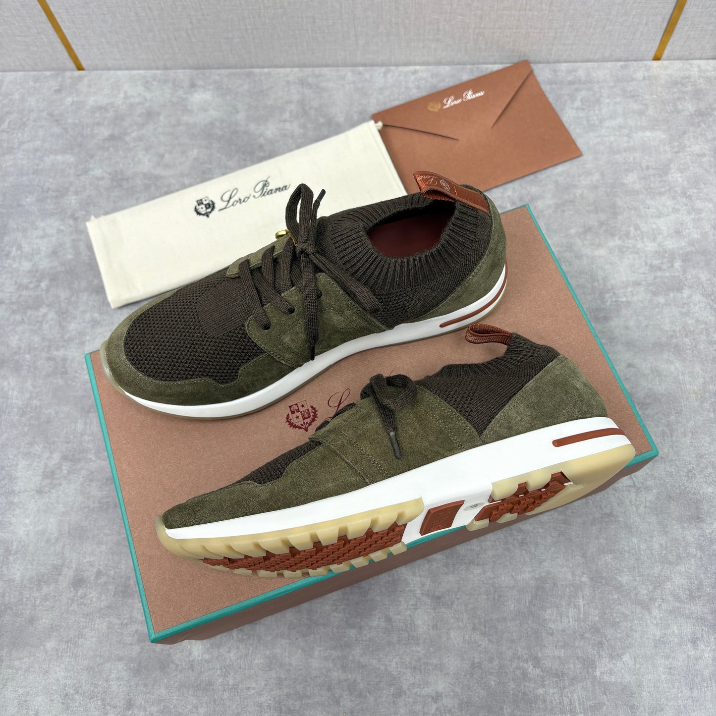 Light Grey, Blush Pink, Olive Green and Blue Grey Shoes