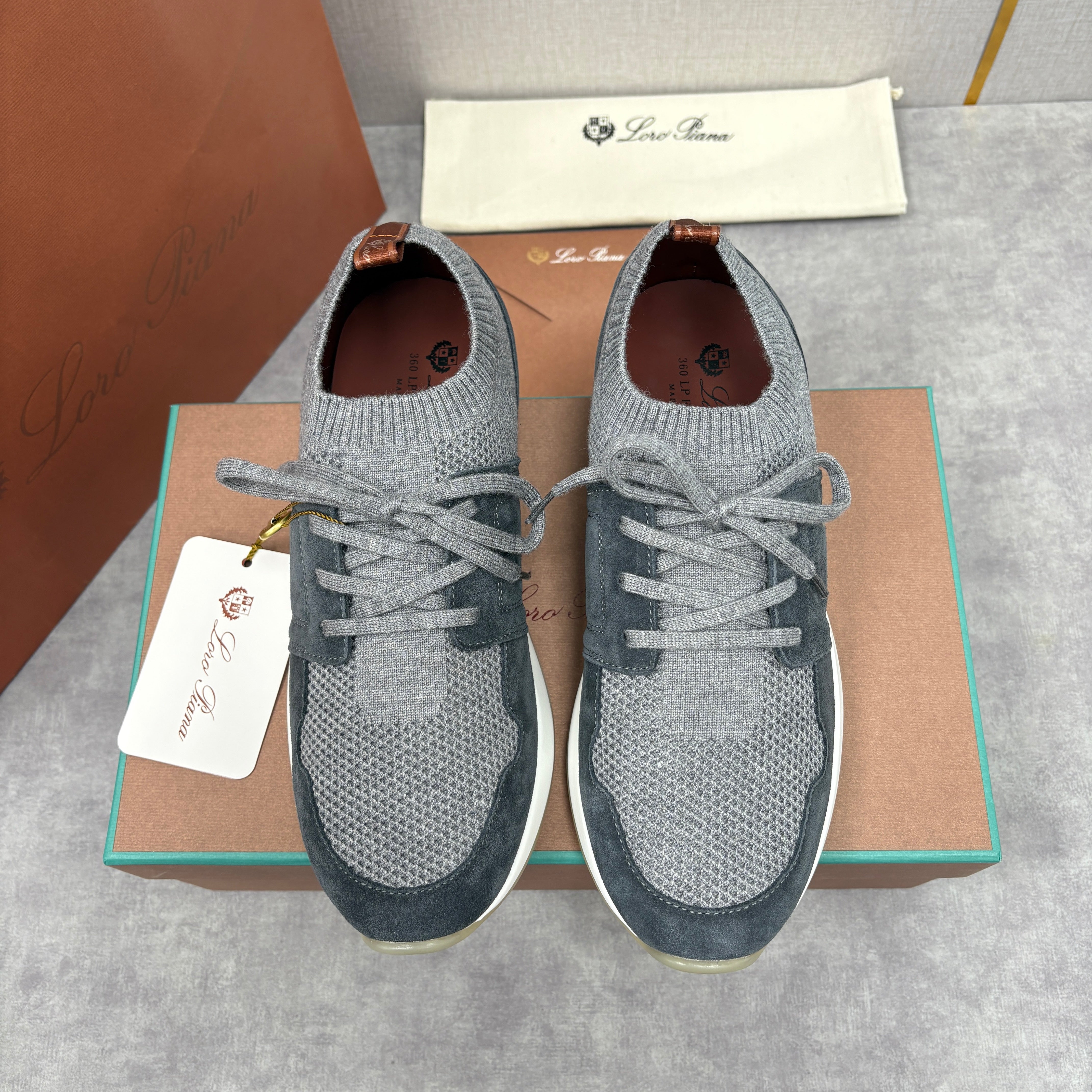 Light grey, Dark grey, Blue and Black shoes - FashionHype.xyz