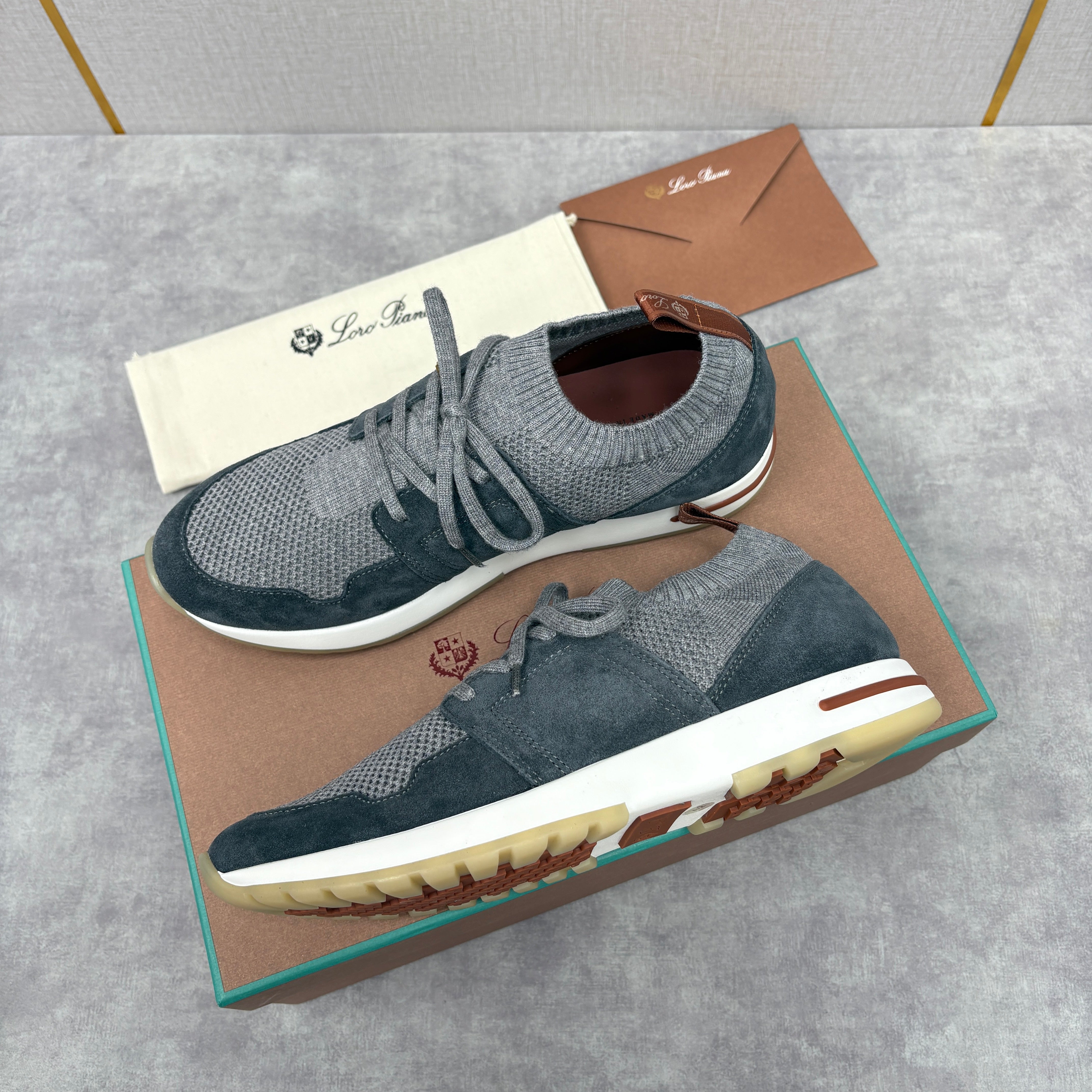 Light grey, Dark grey, Blue and Black shoes - FashionHype.xyz